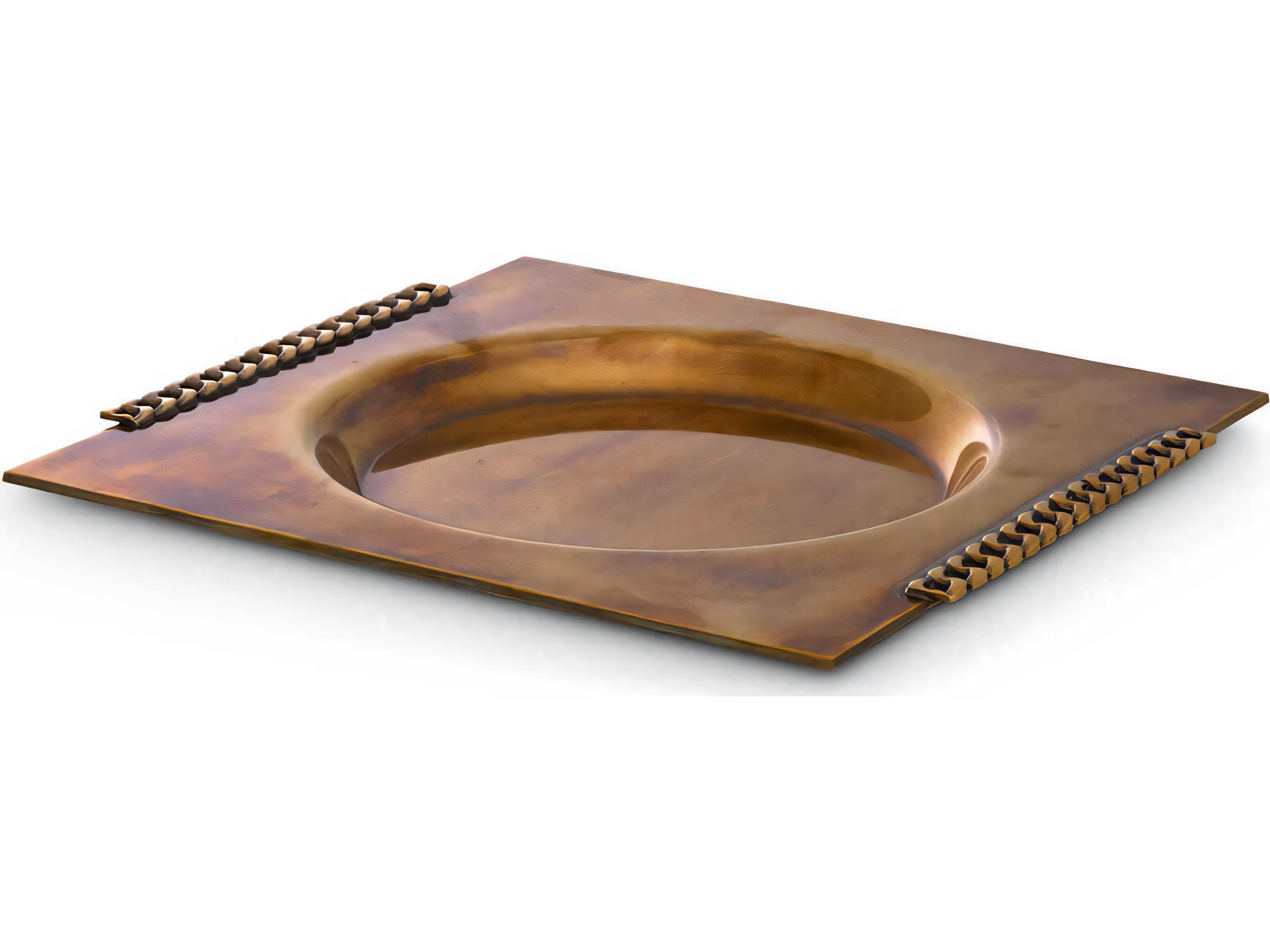 Tamar Vintage Brass Tray