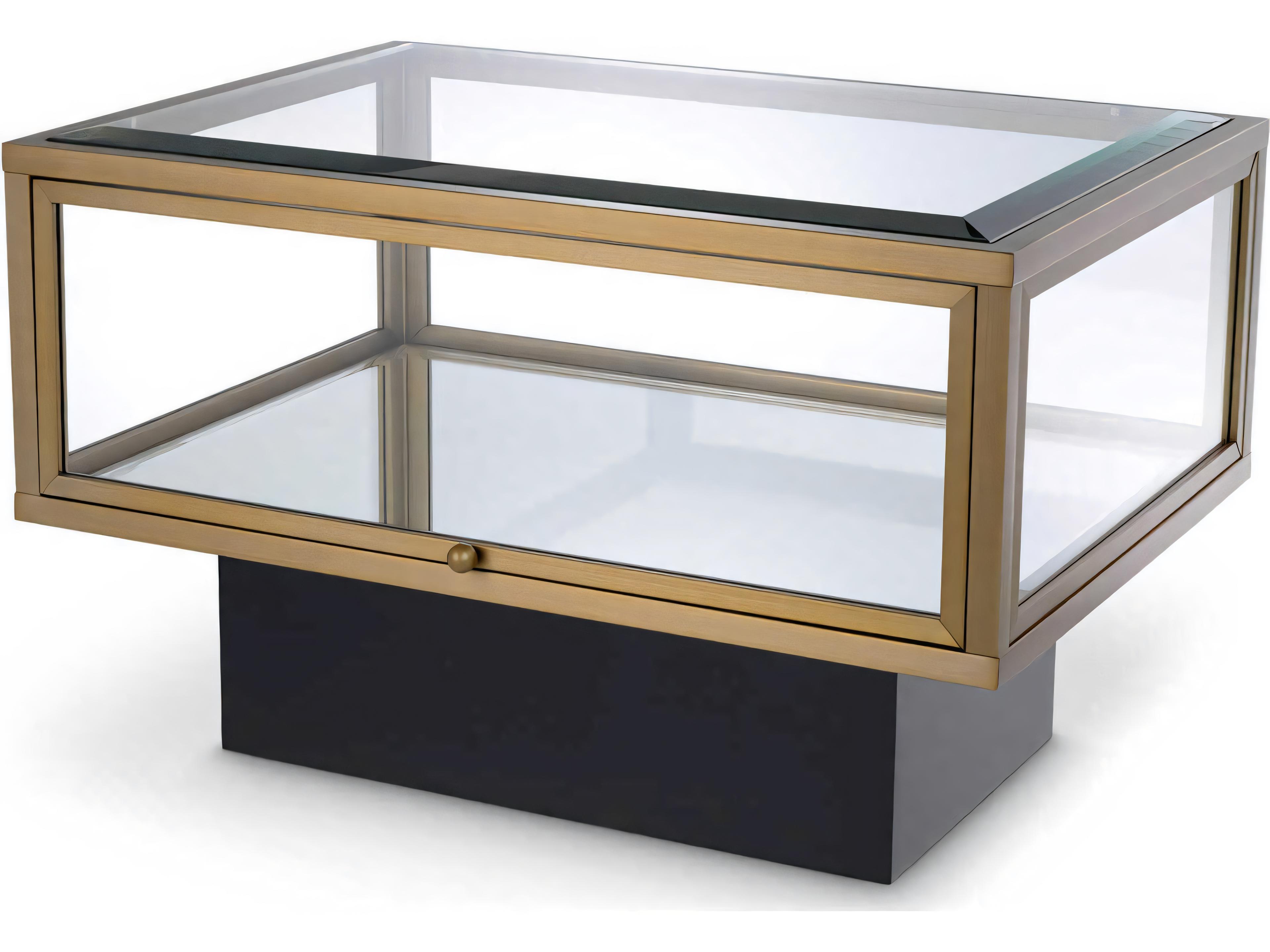 Ryan Brushed Brass Side Table