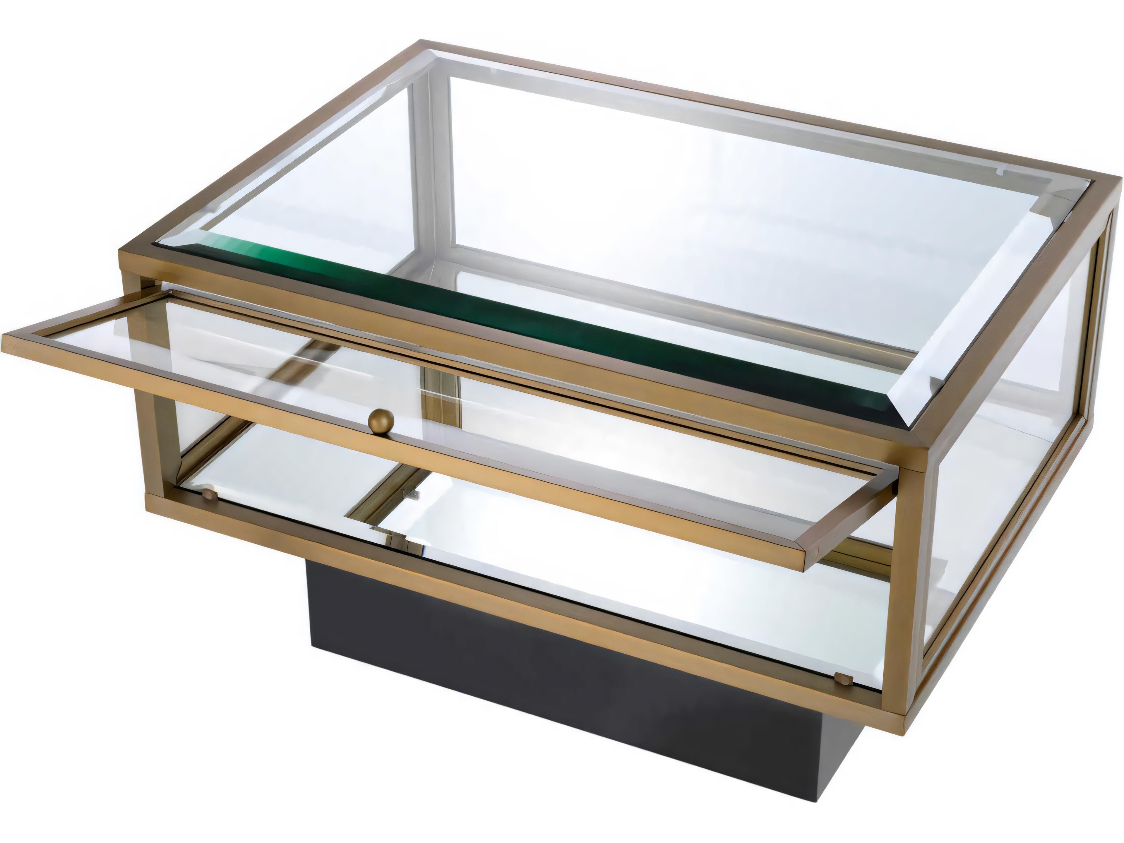 Eichholtz Ryan Brushed Brass Side Table