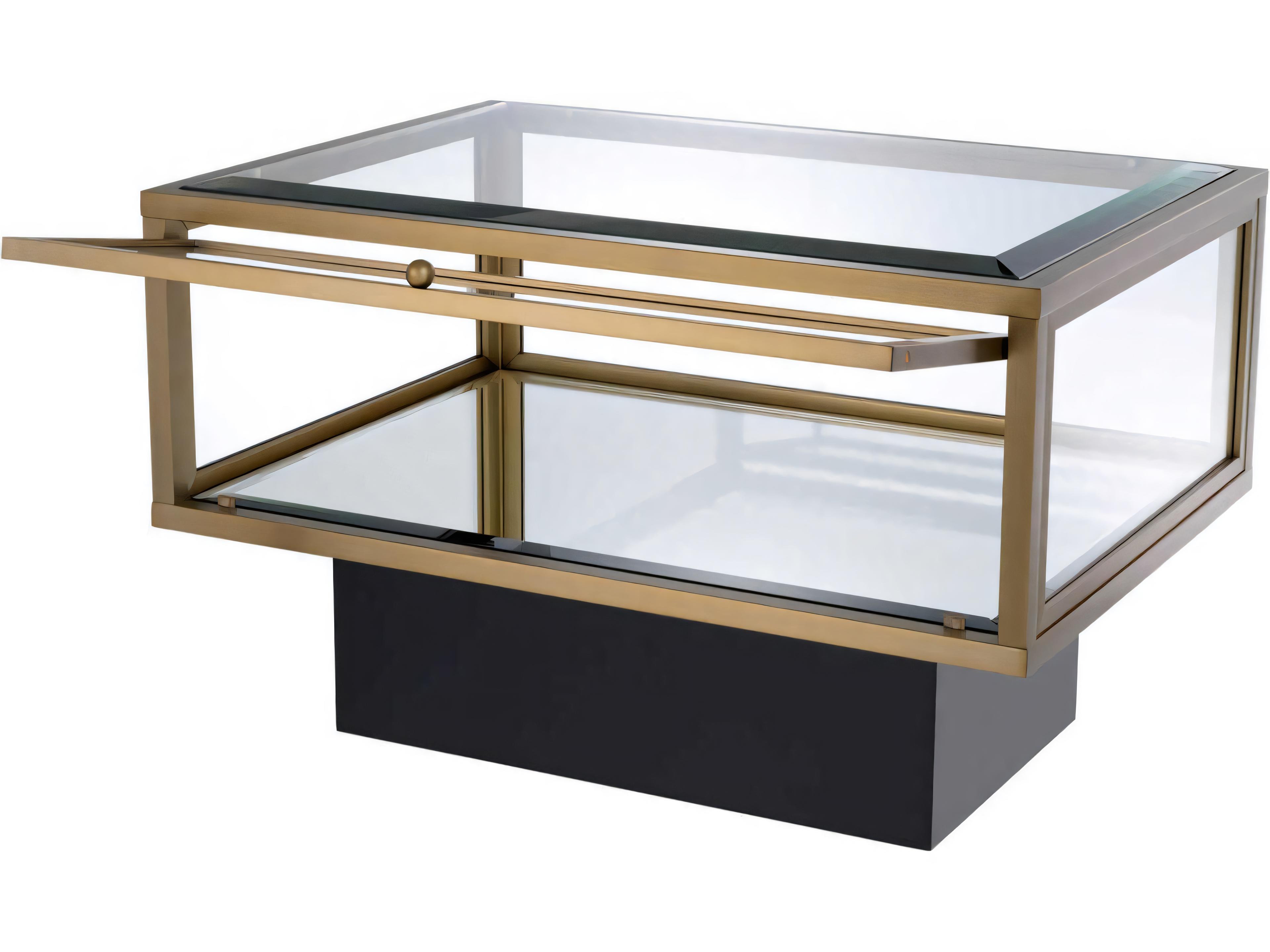 Eichholtz Ryan Brushed Brass Side Table