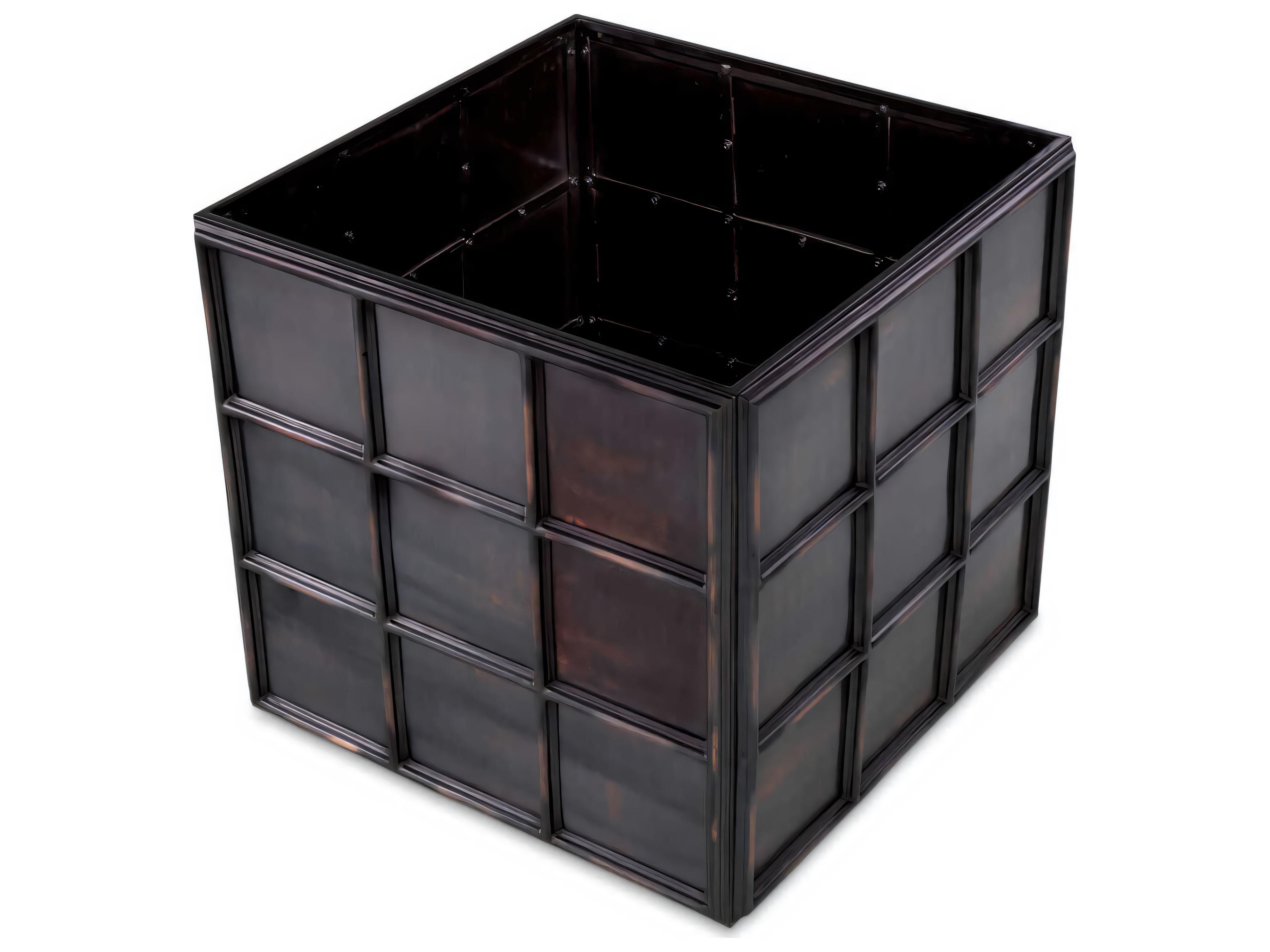 Eichholtz Grid Antique Bronze Planter