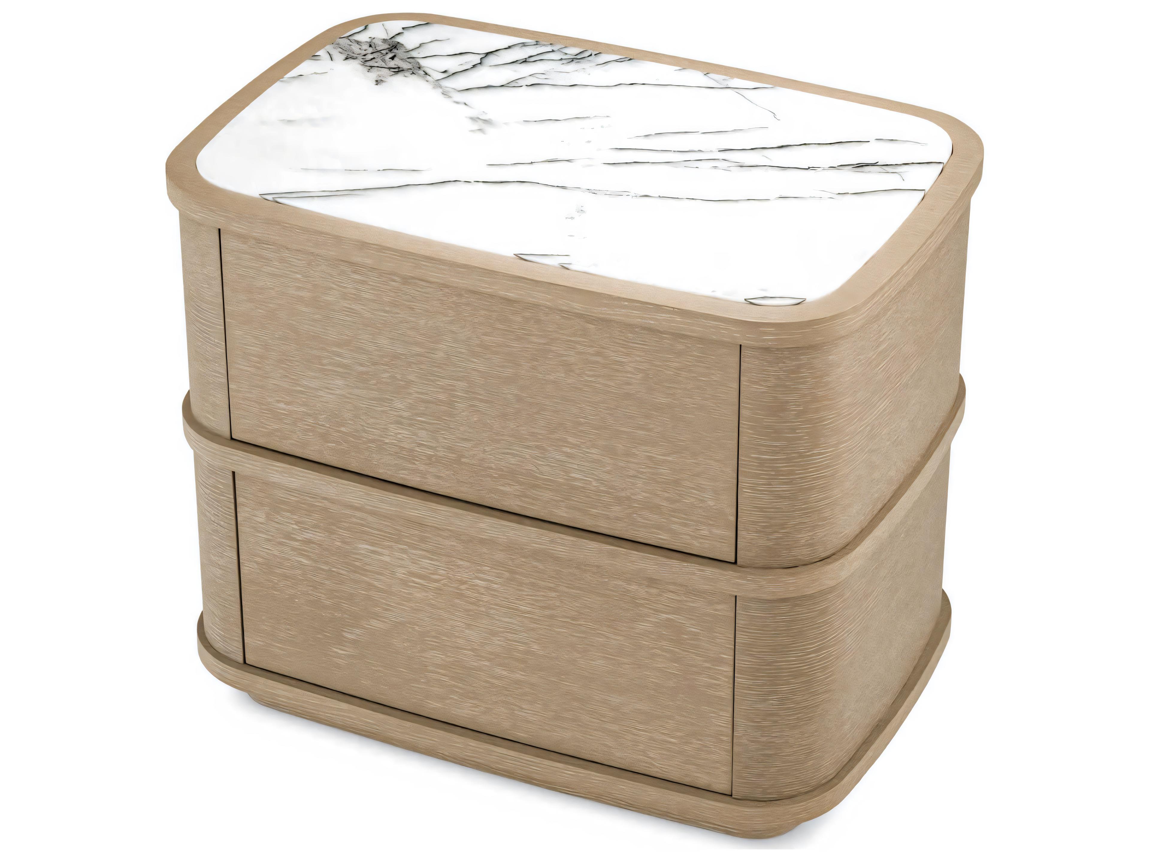 Eichholtz Cabana Washed Oak Veneer Nightstand