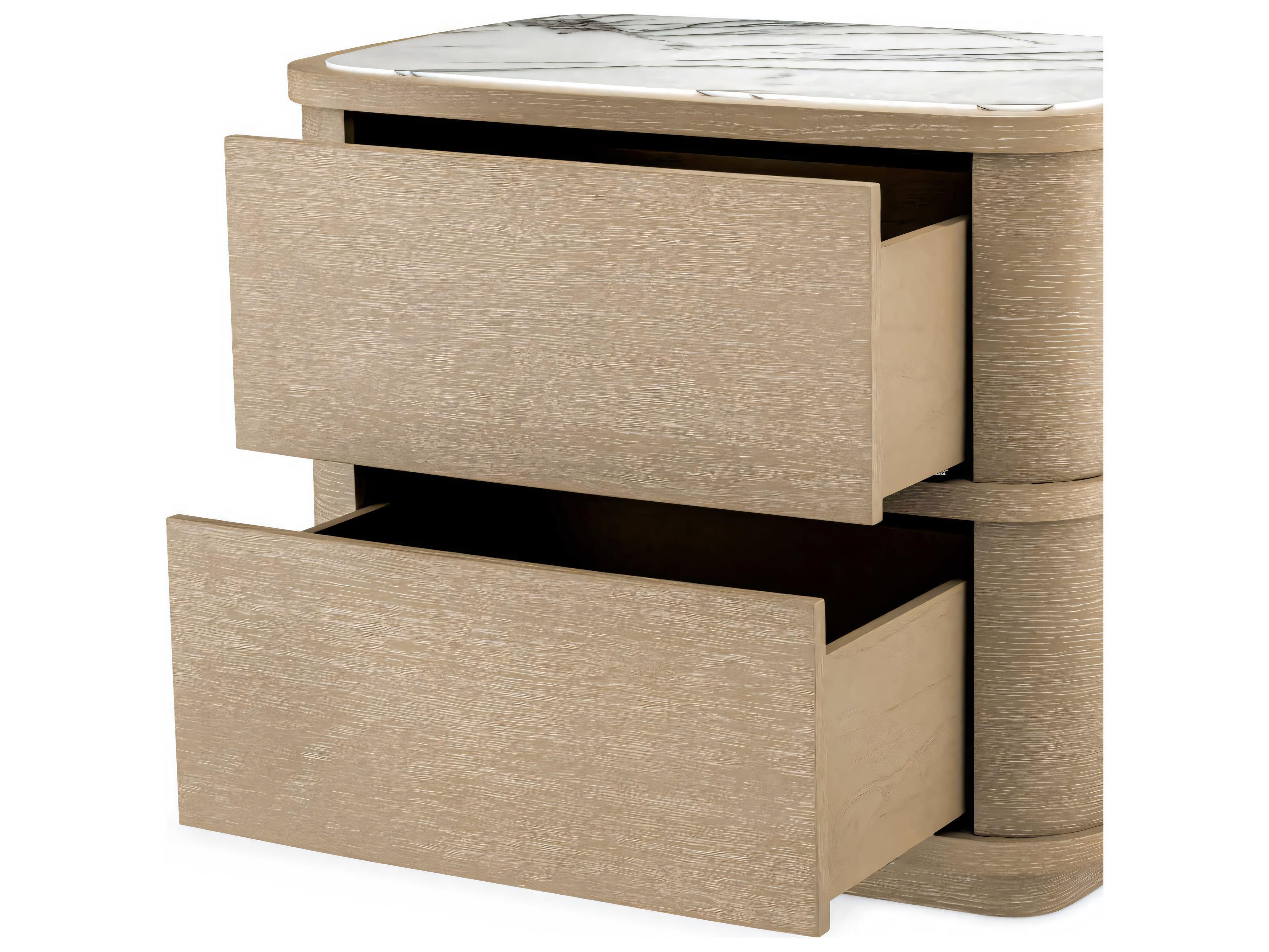 Eichholtz Cabana Washed Oak Veneer Nightstand