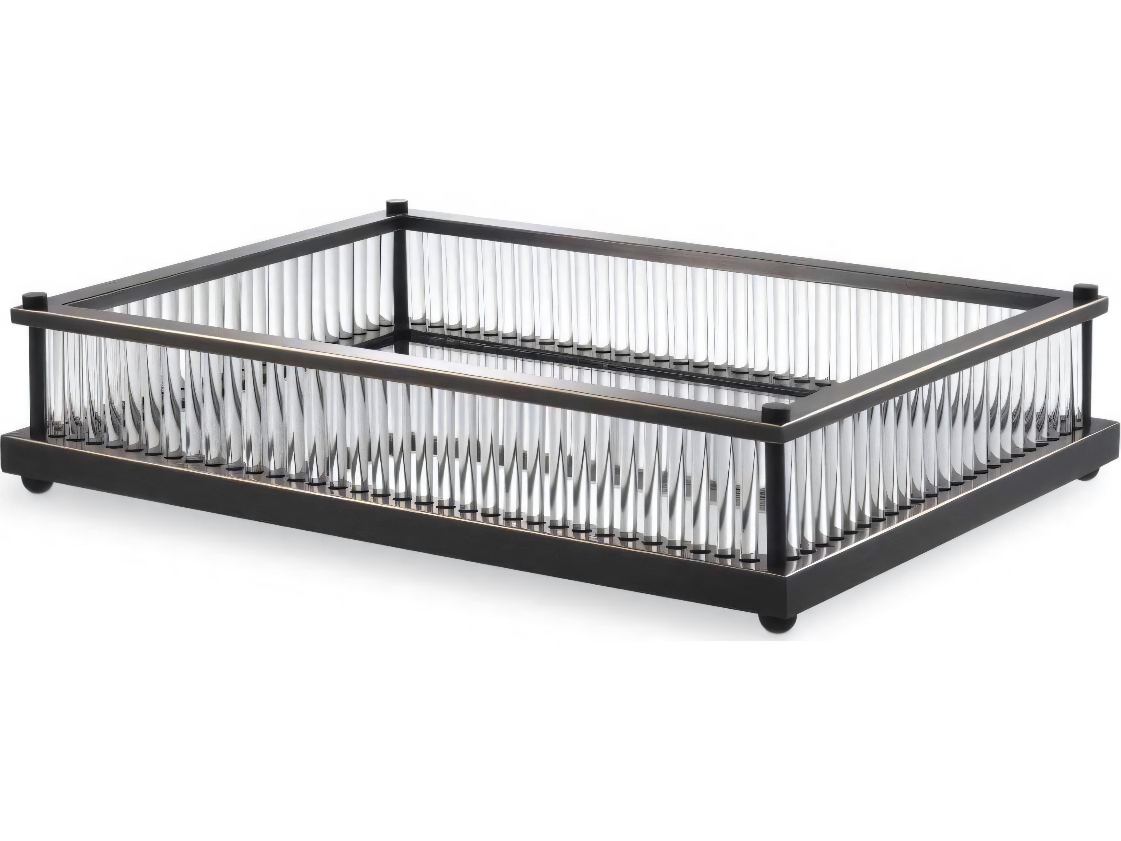 Cora Rectangular Bronze Highlight Tray