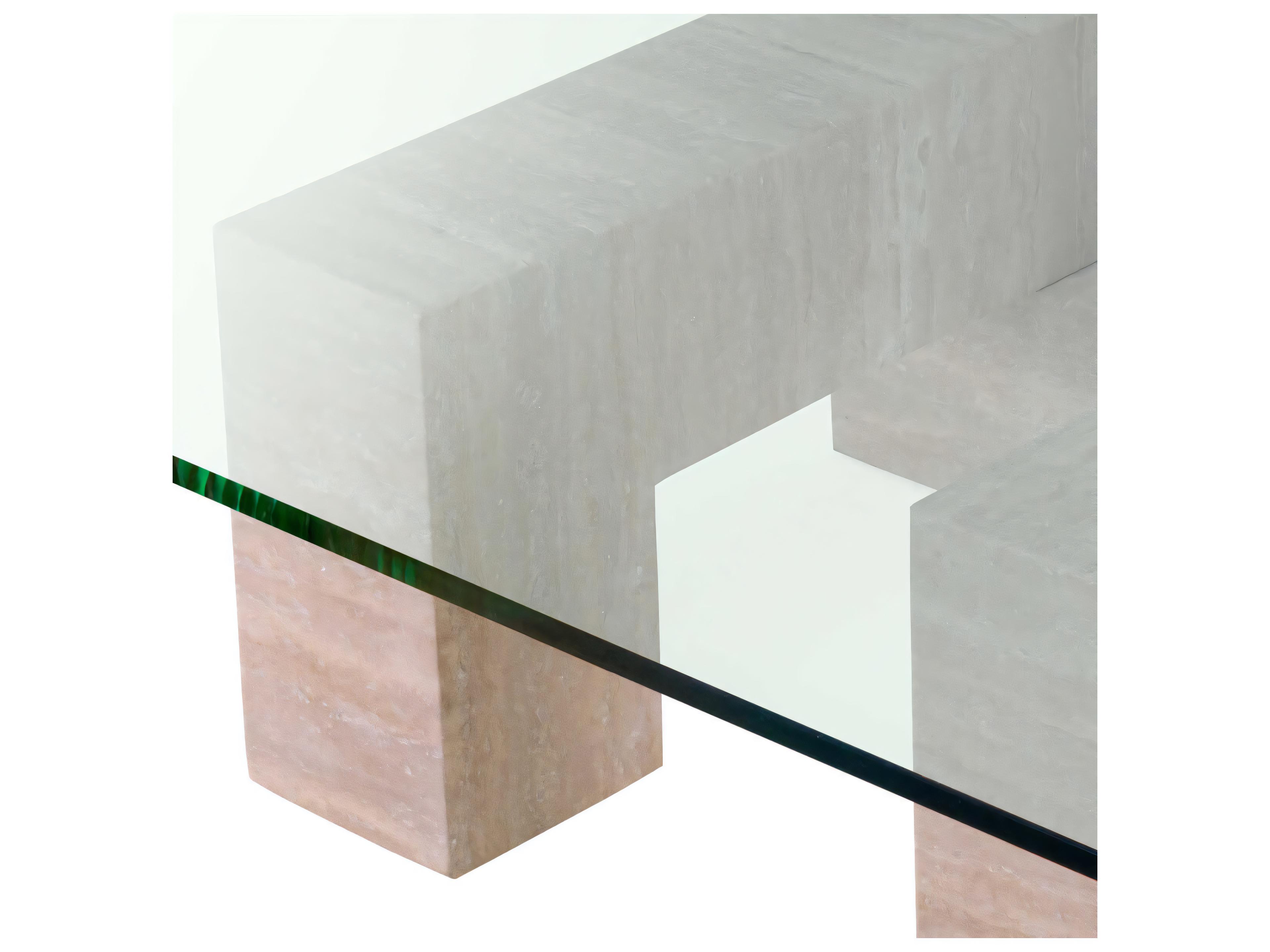 Eichholtz Ikal Travertine Coffee Table