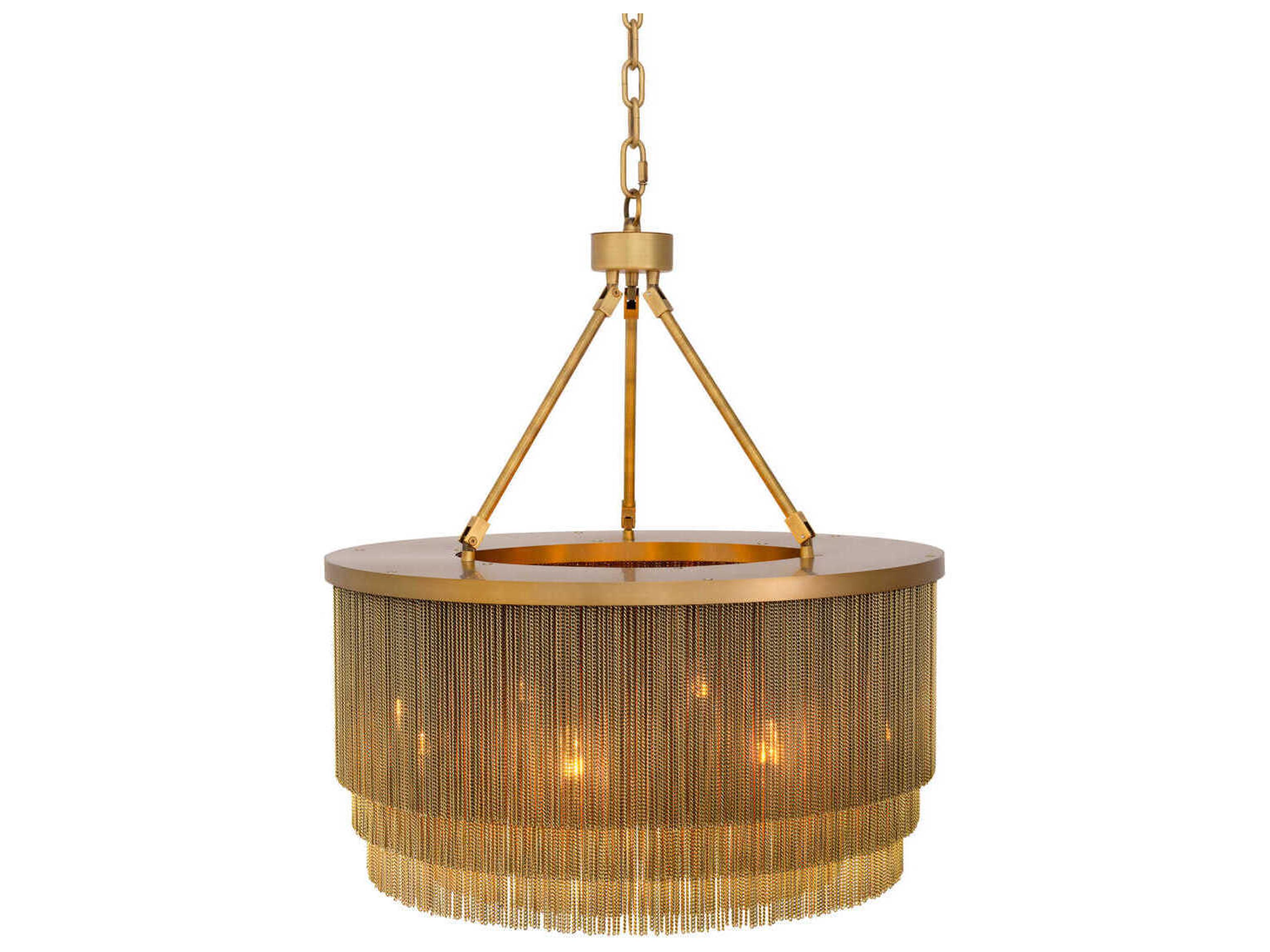 Eichholtz Tissot S Antique Brass Chandelier