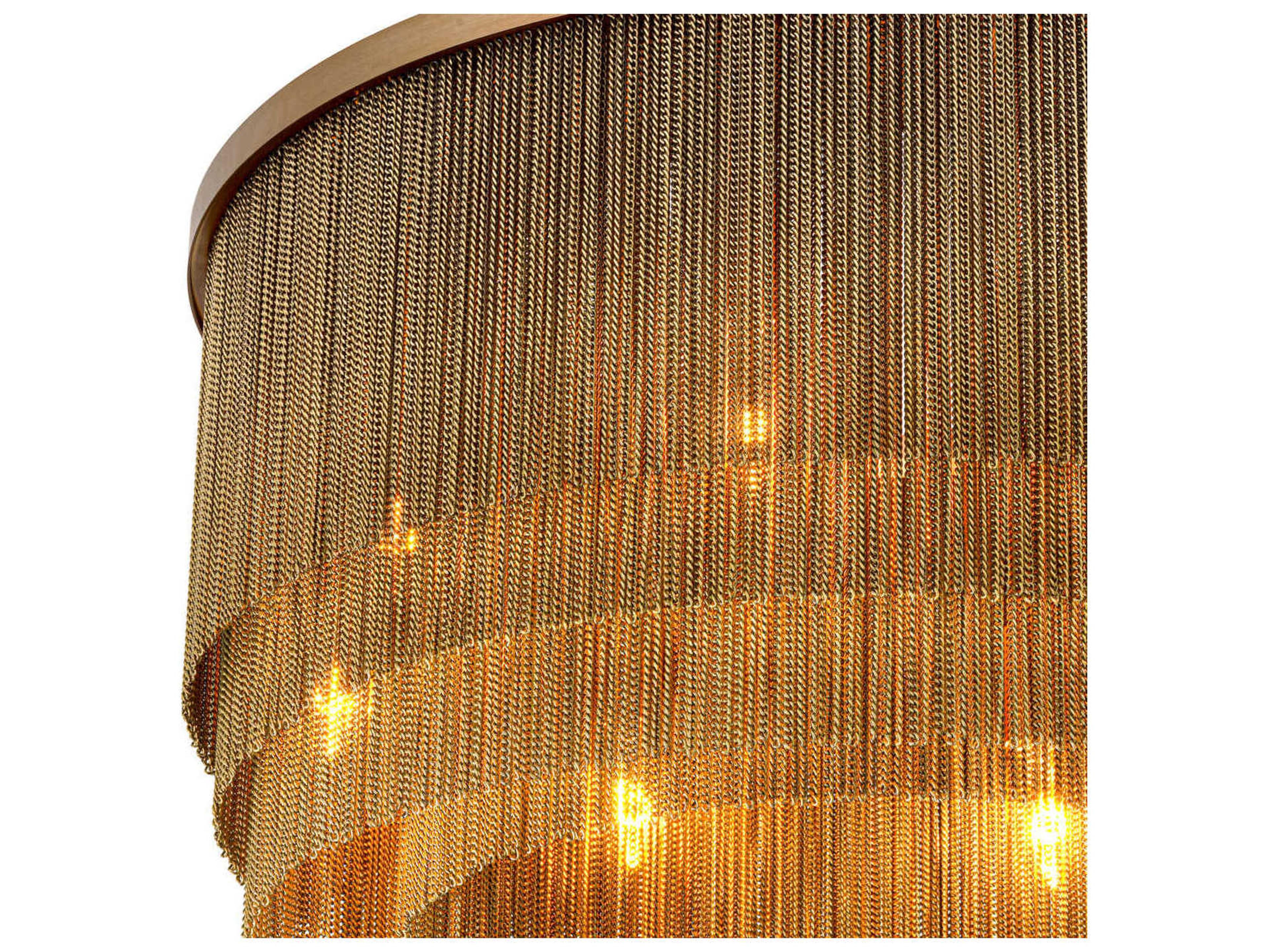 Eichholtz Tissot S Antique Brass Chandelier