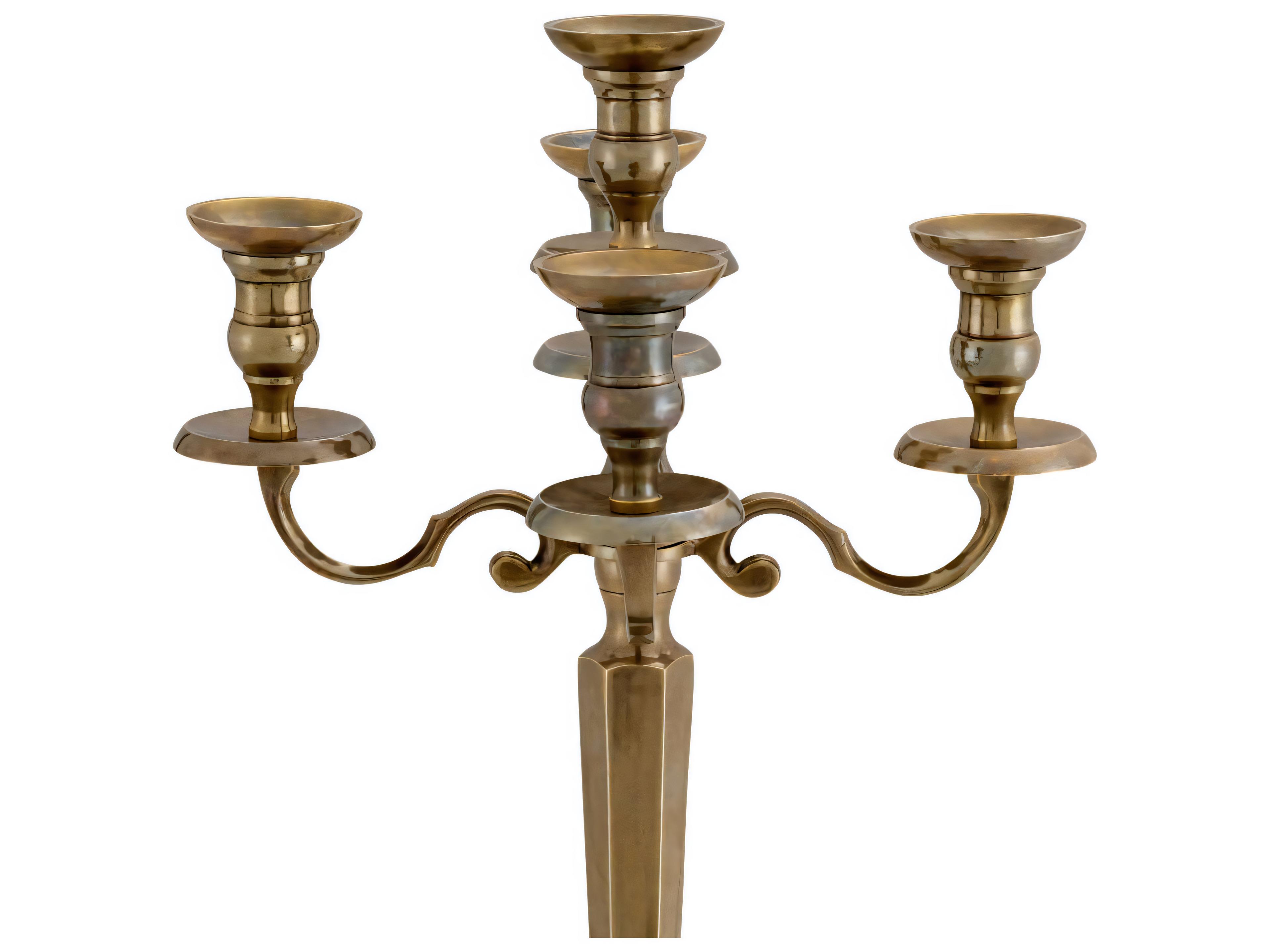 Eichholtz Amarillo S Vintage Brass Candle Holder