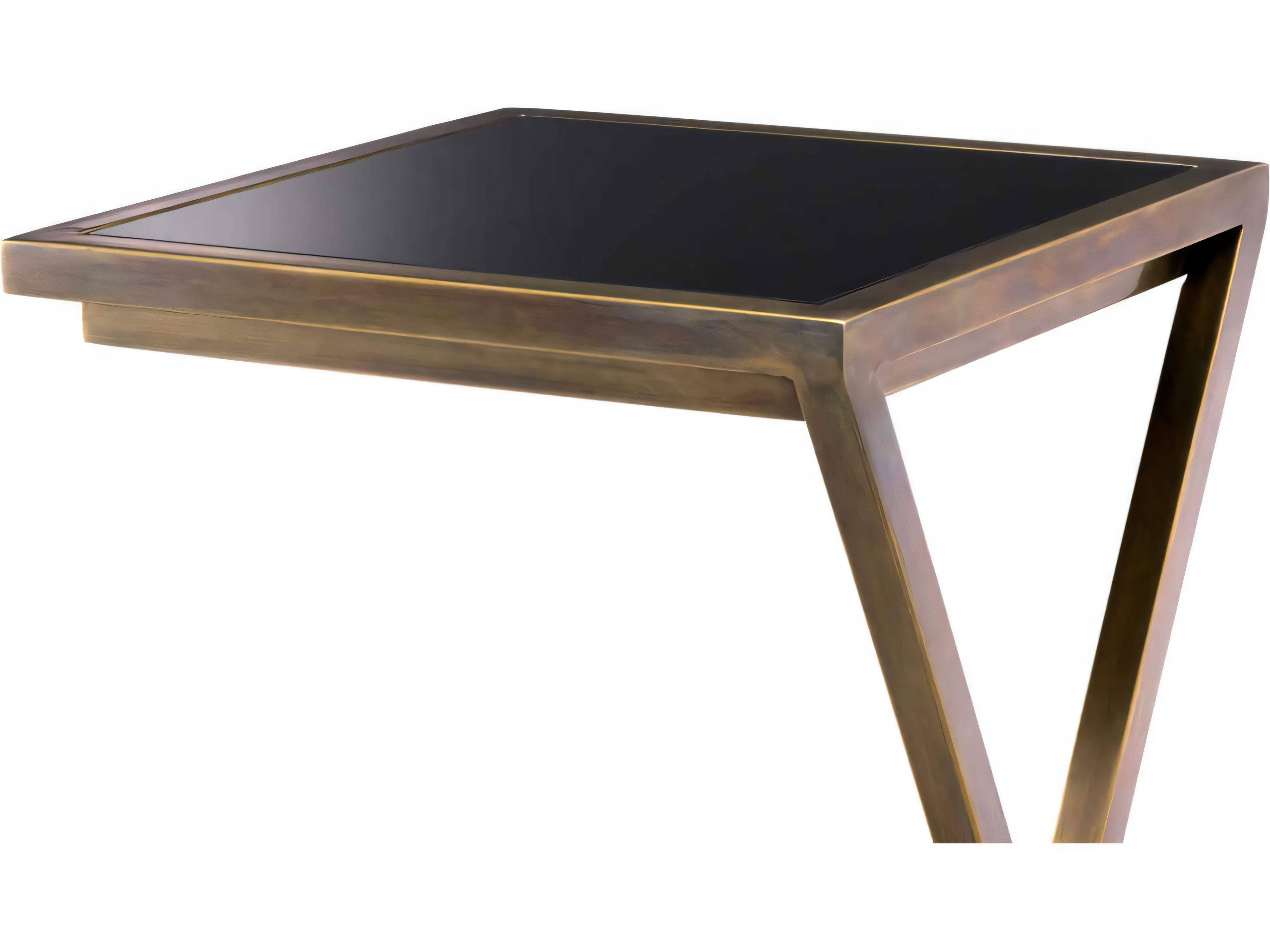 Eichholtz Cross Vintage Brass Side Table