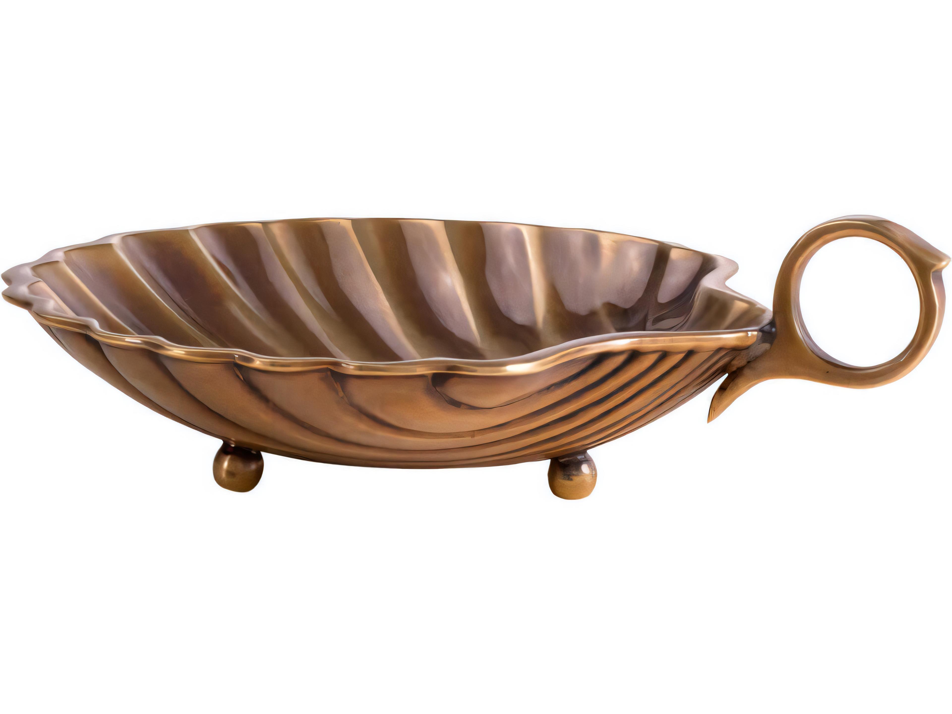 Eichholtz Shell S Vintage Brass Tray