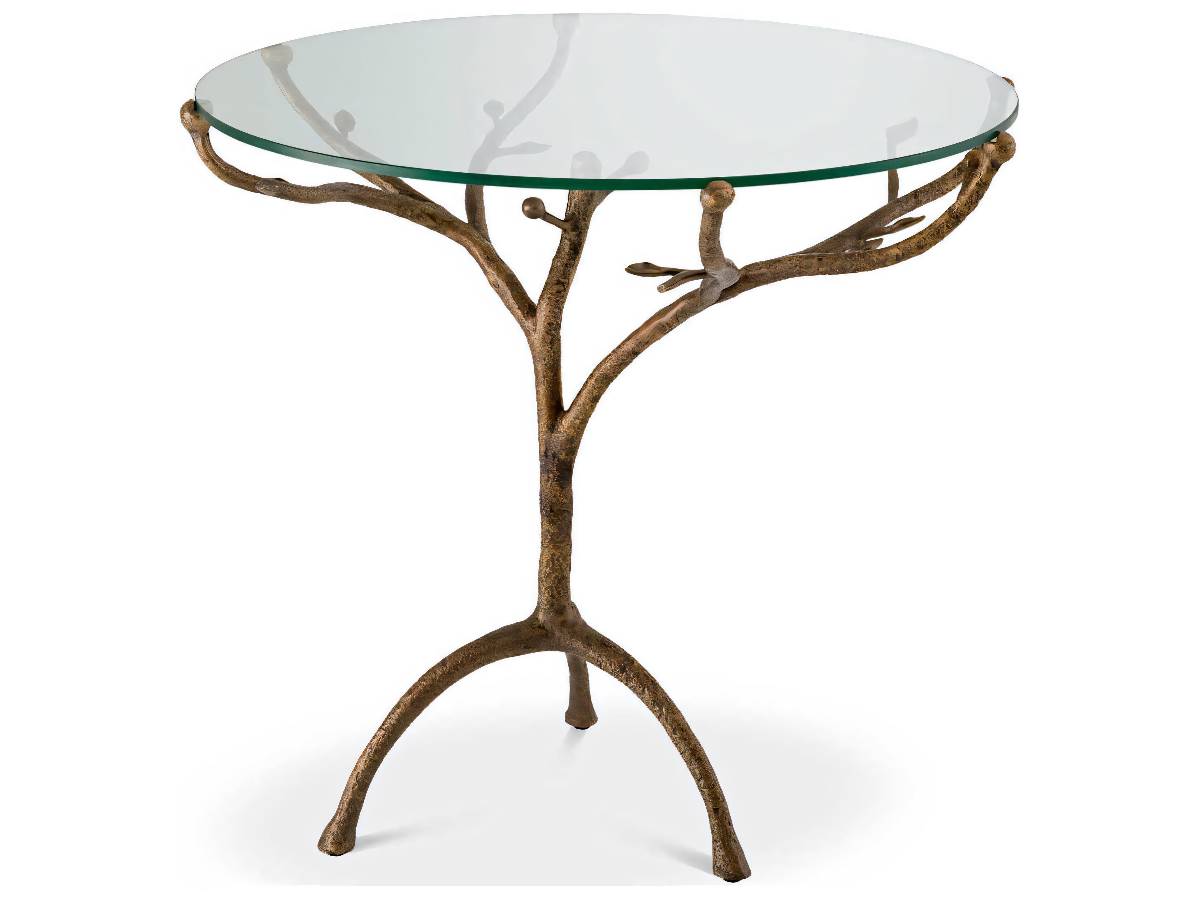 Christophe Vintage Brass Centre Table