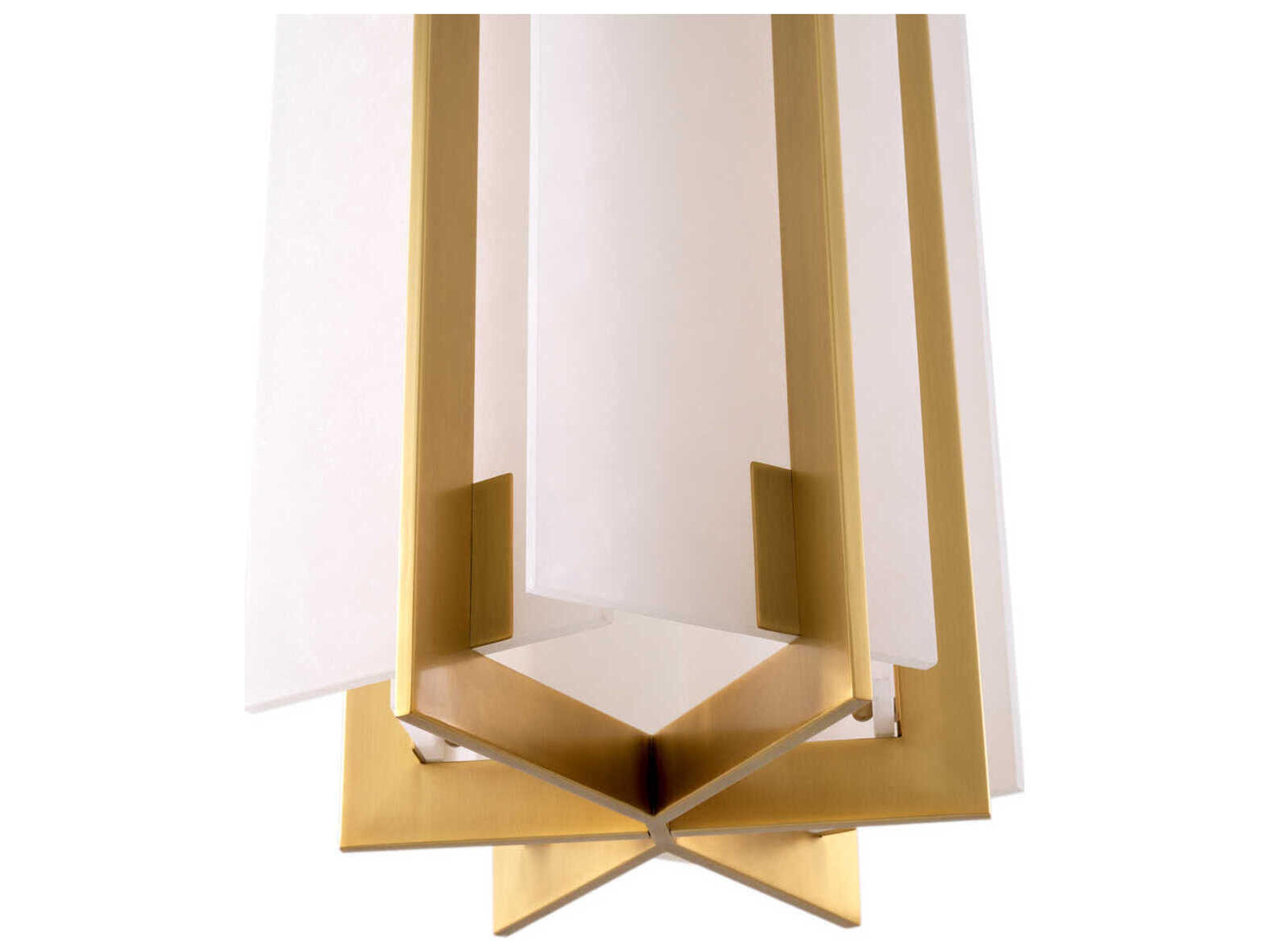 Eichholtz Lugano Antique Brass Chandelier