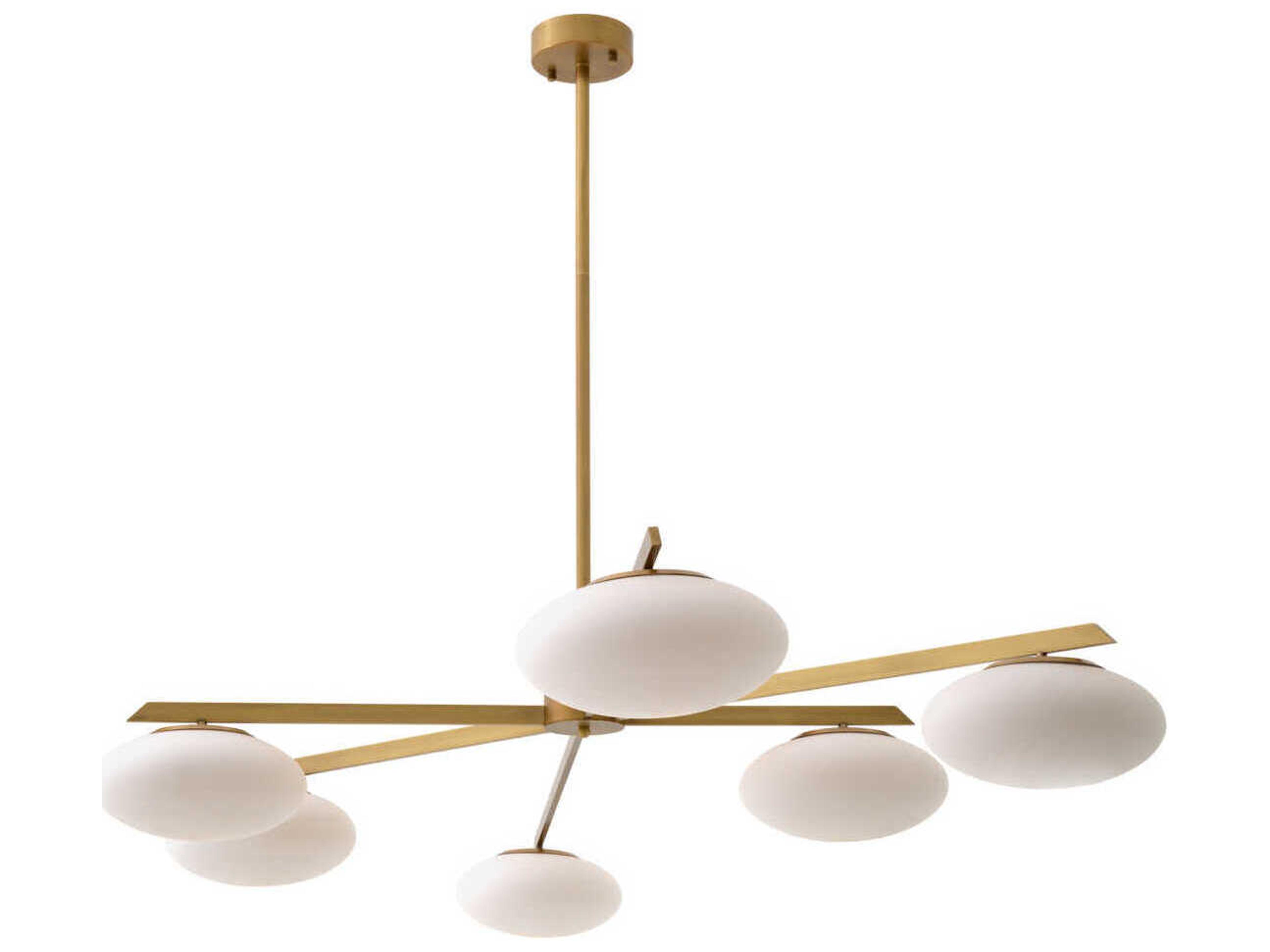 Eichholtz Evergreen L Antique Brass Chandelier