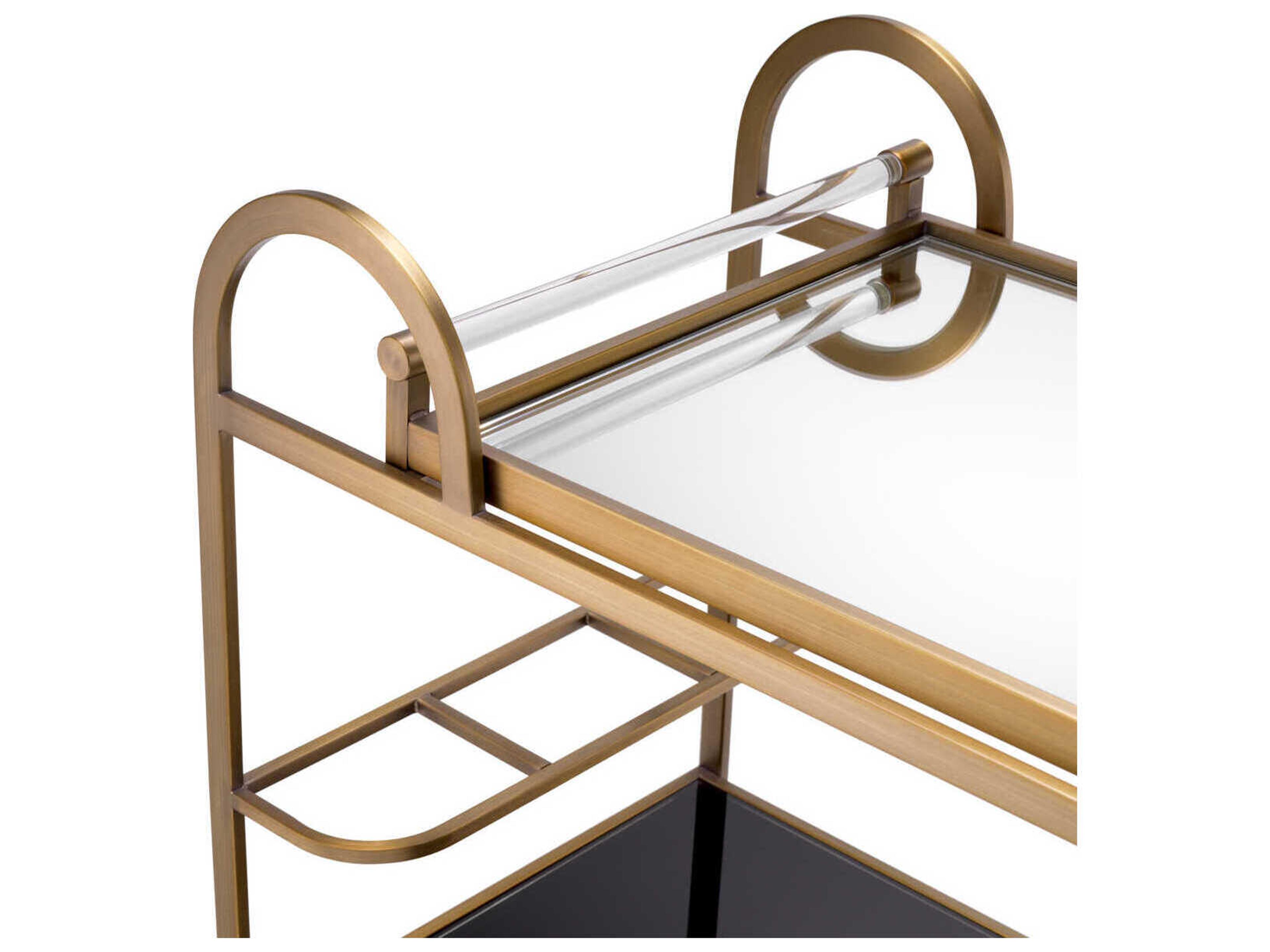 Eichholtz Montreuil Brushed Brass Trolley