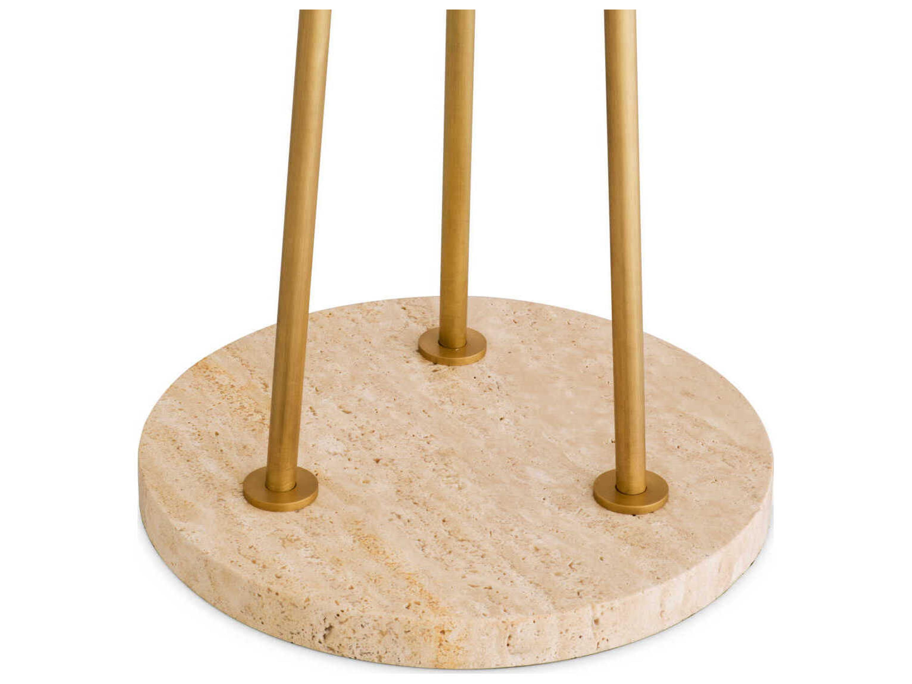 Eichholtz Collina Antique Brass Floor Lamp