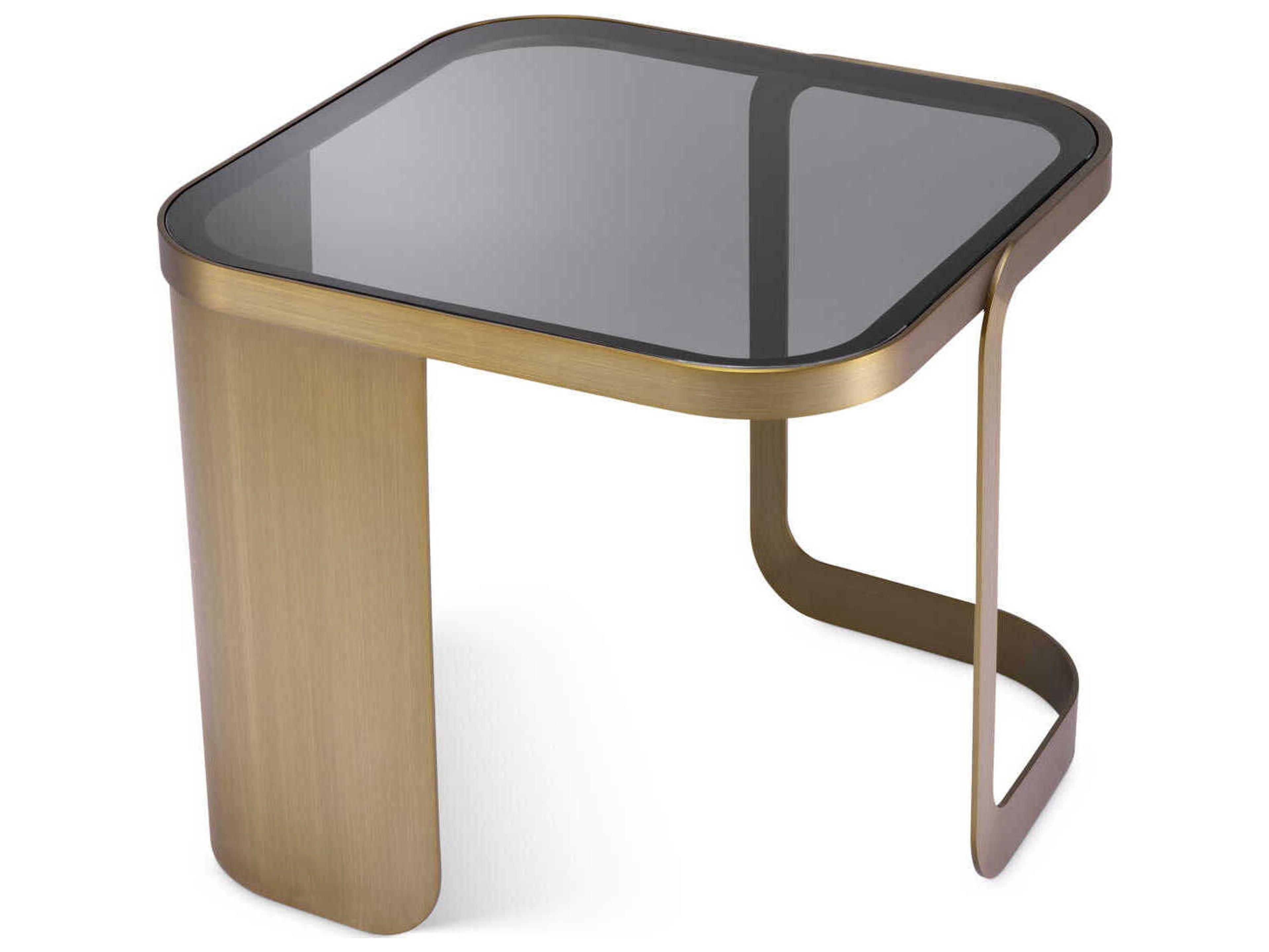 Eichholtz Numa Brushed Brass Side Table