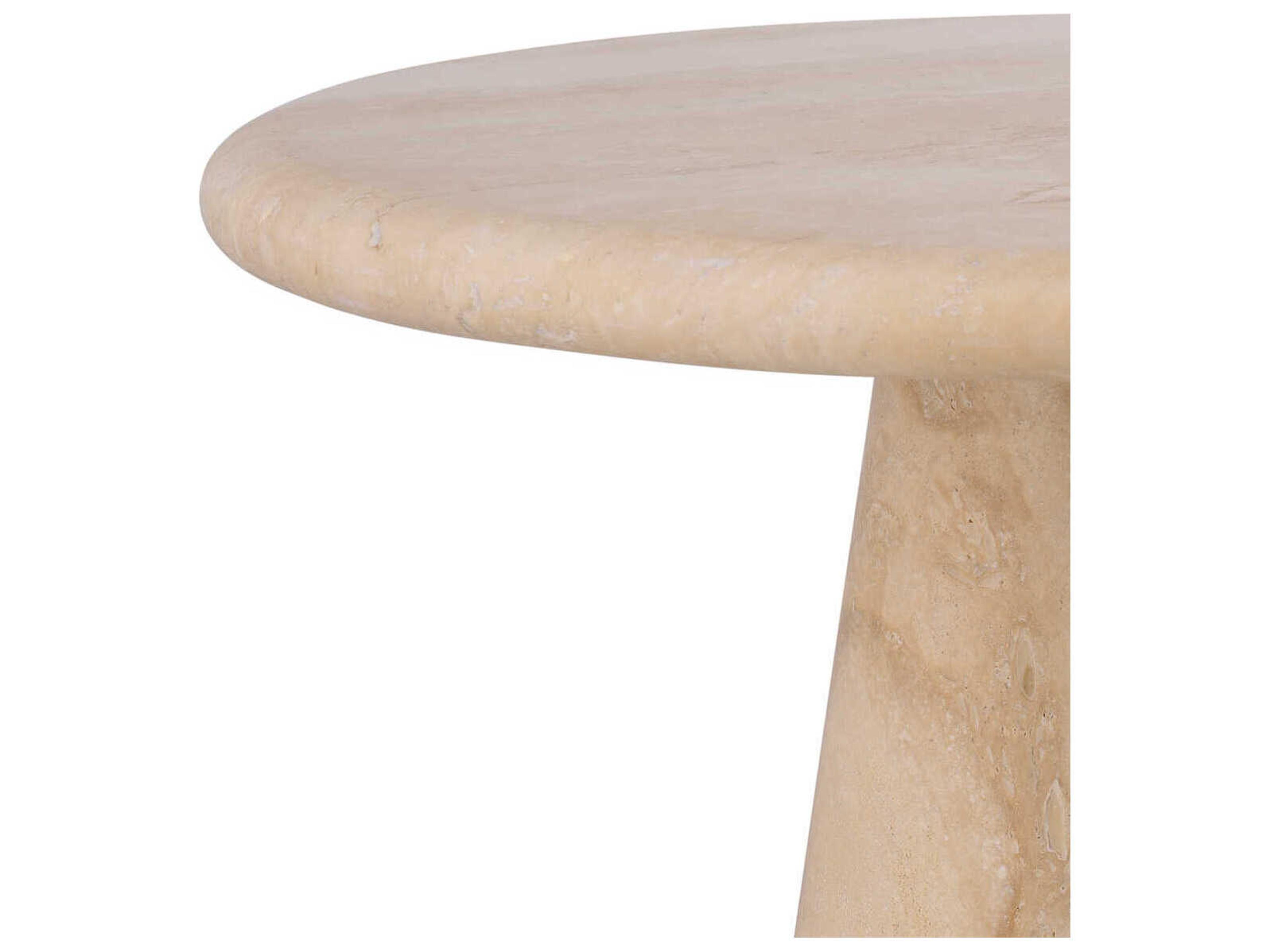 Eichholtz Adriana S Travertine Side Table