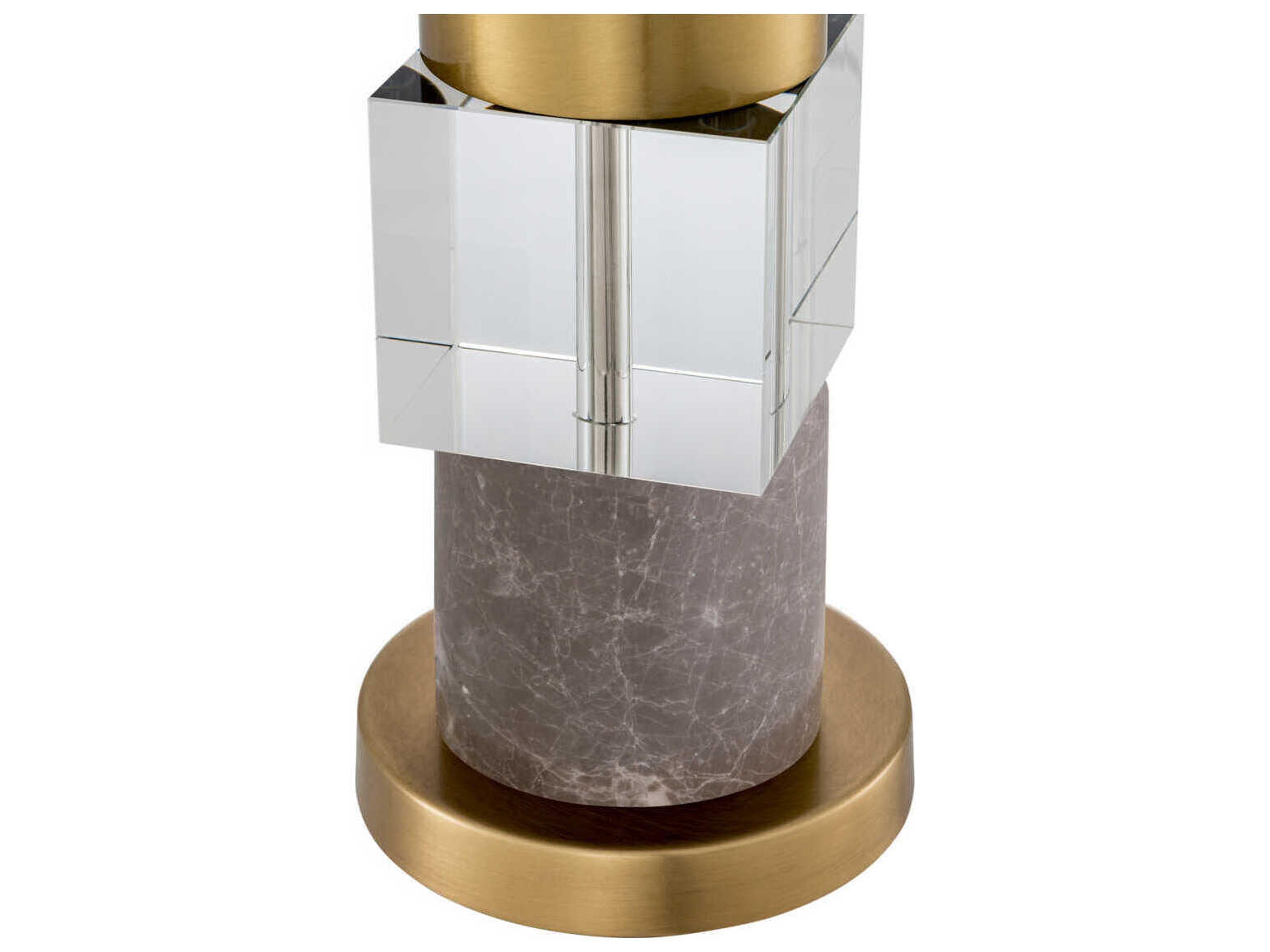 Eichholtz Cullingham Grey Marble Incl Shade Table Lamp