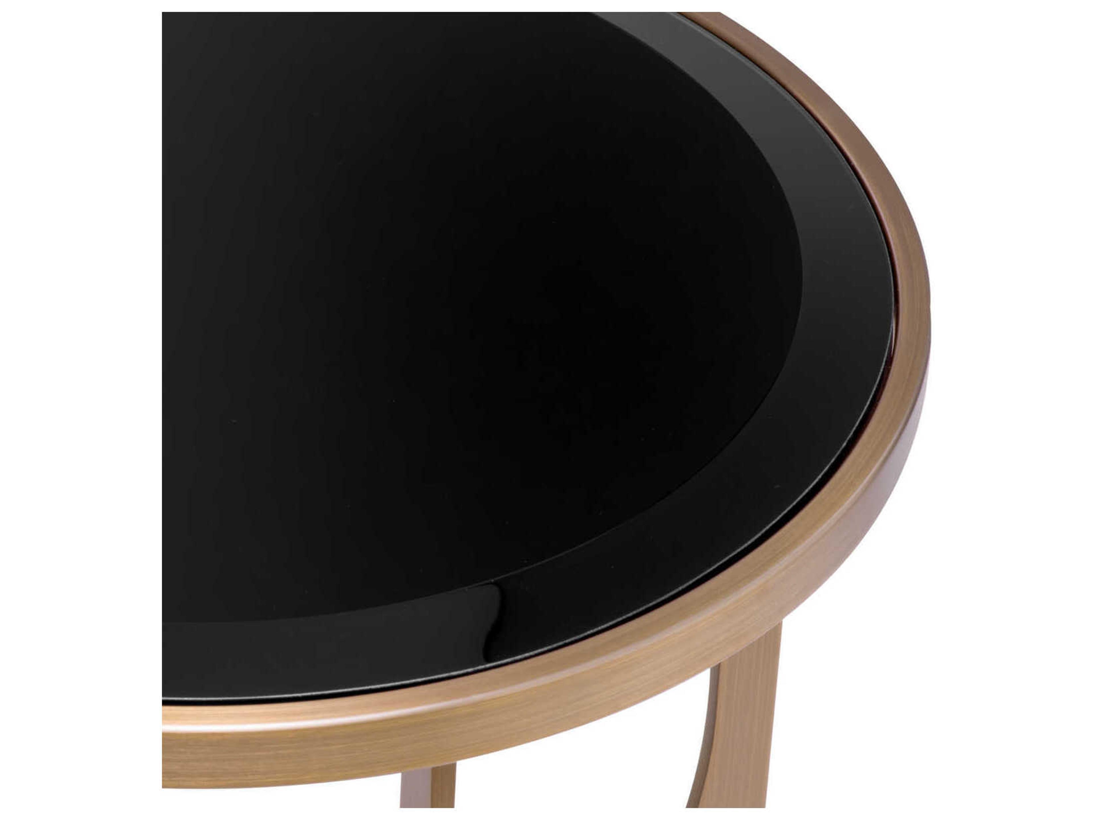 Eichholtz Elegance Brushed Brass Side Table