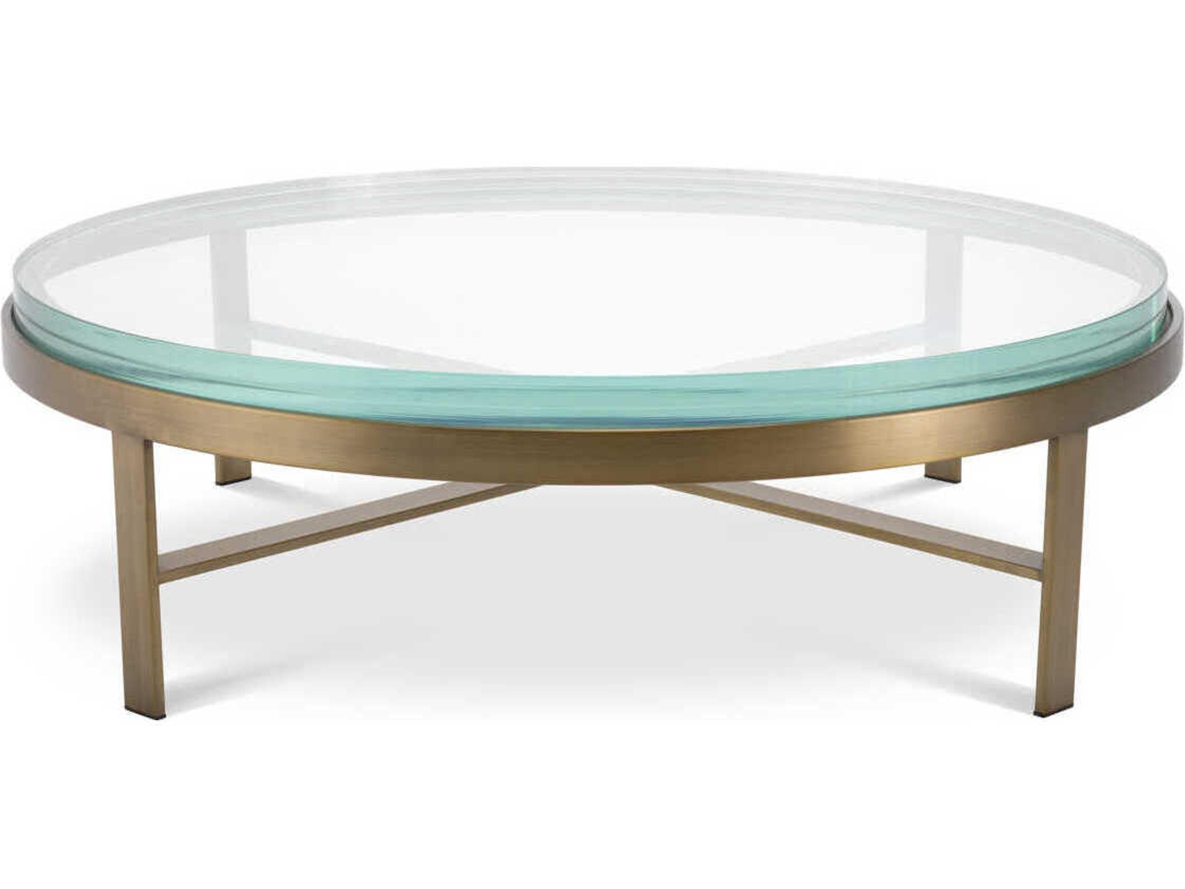 Hoxton Brushed Brass Coffee Table
