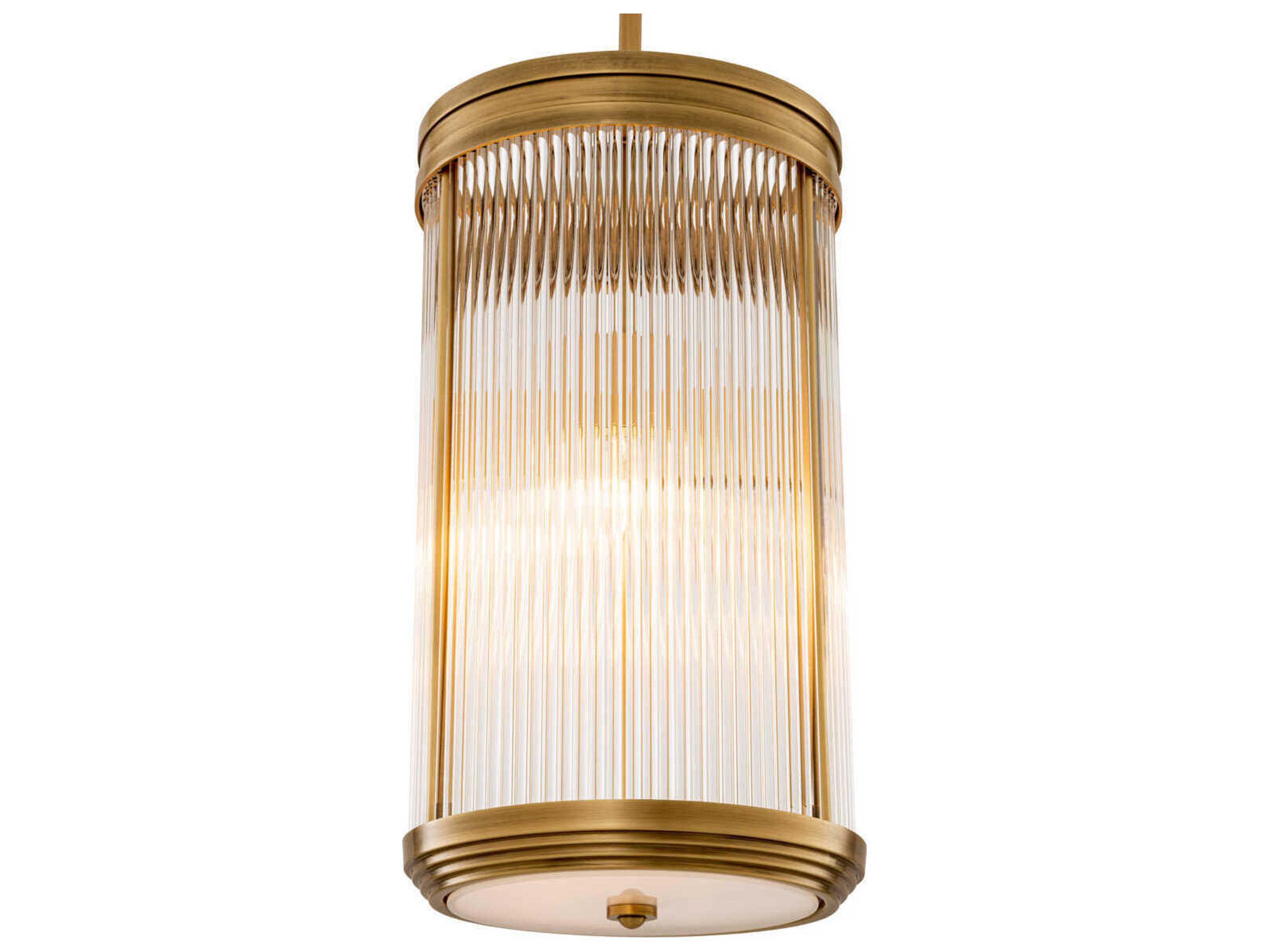 Eichholtz Rousseau L Antique Brass Pendant