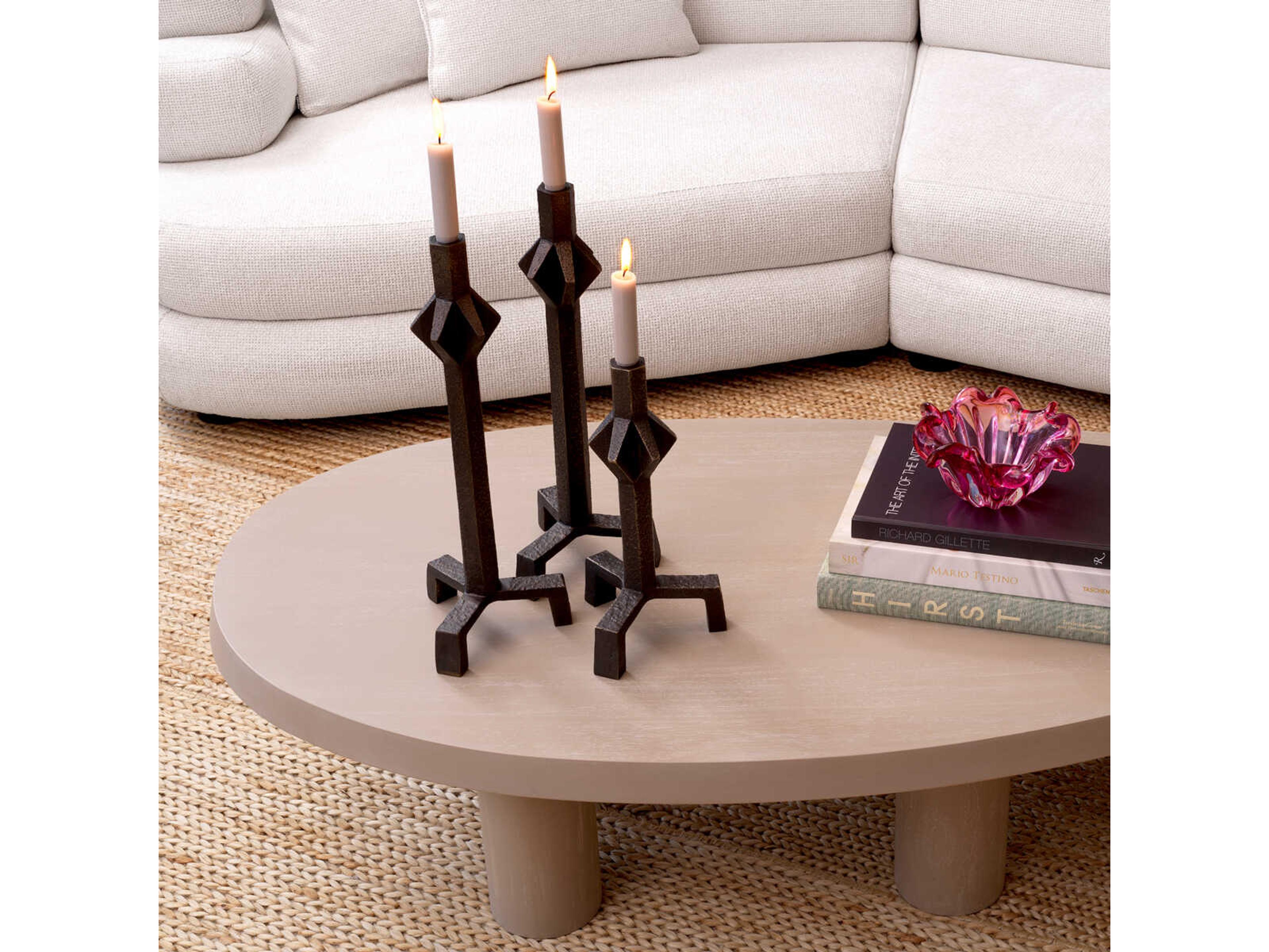 Eichholtz Conti S Bronze Candle Holder