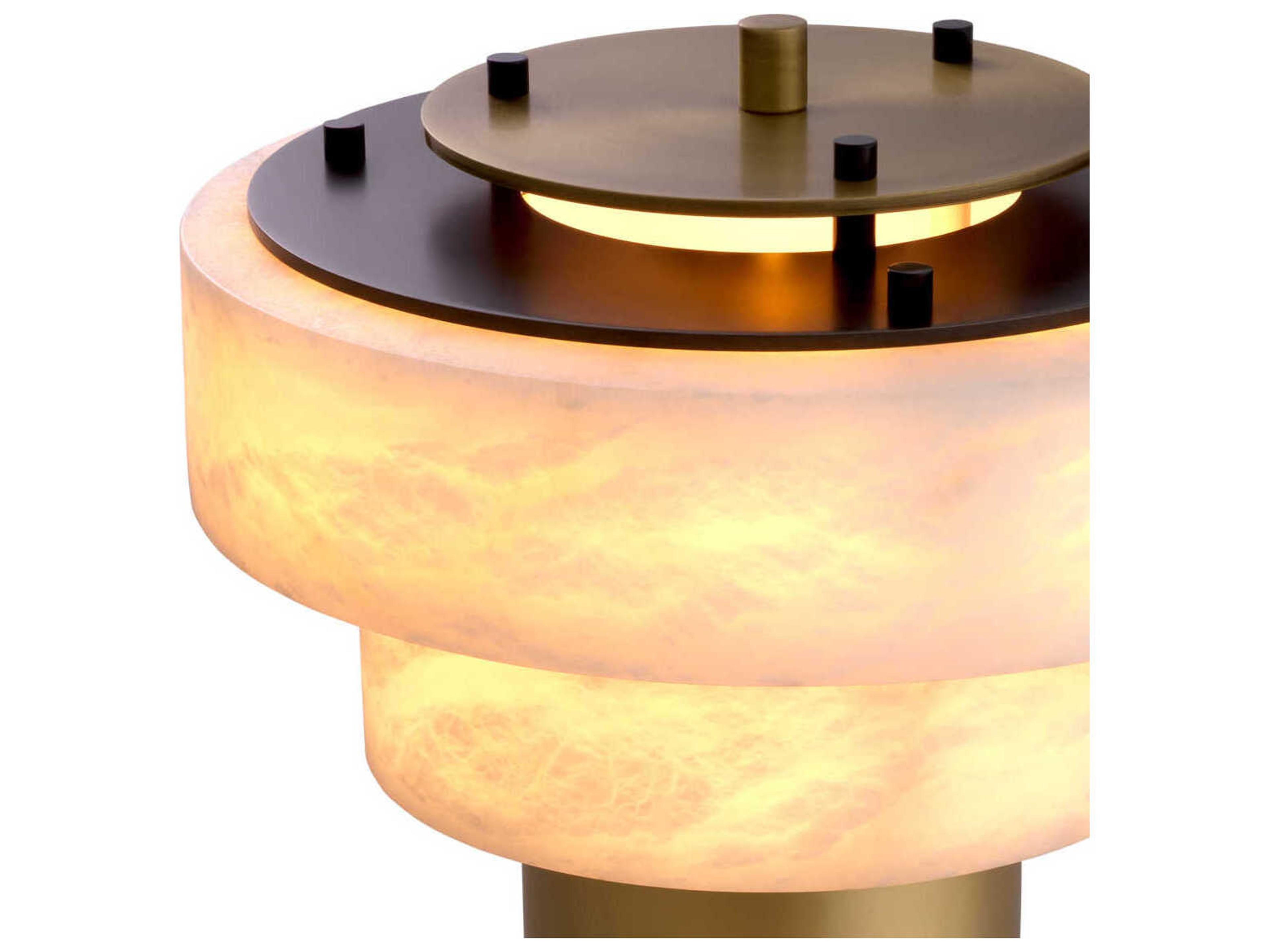 Eichholtz Zereno Antique Brass Table Lamp