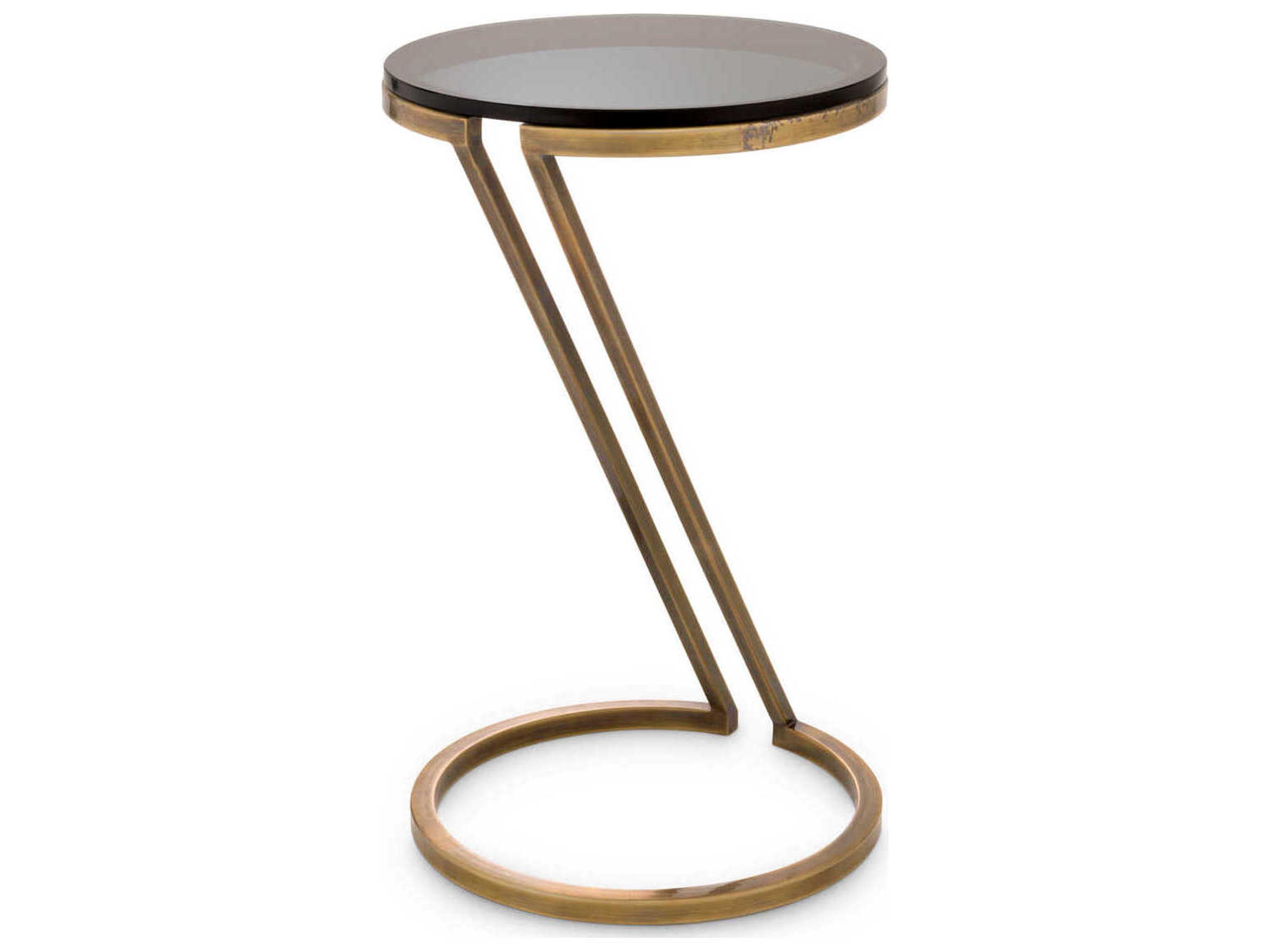 Eichholtz Falcone Vintage Brass Side Table