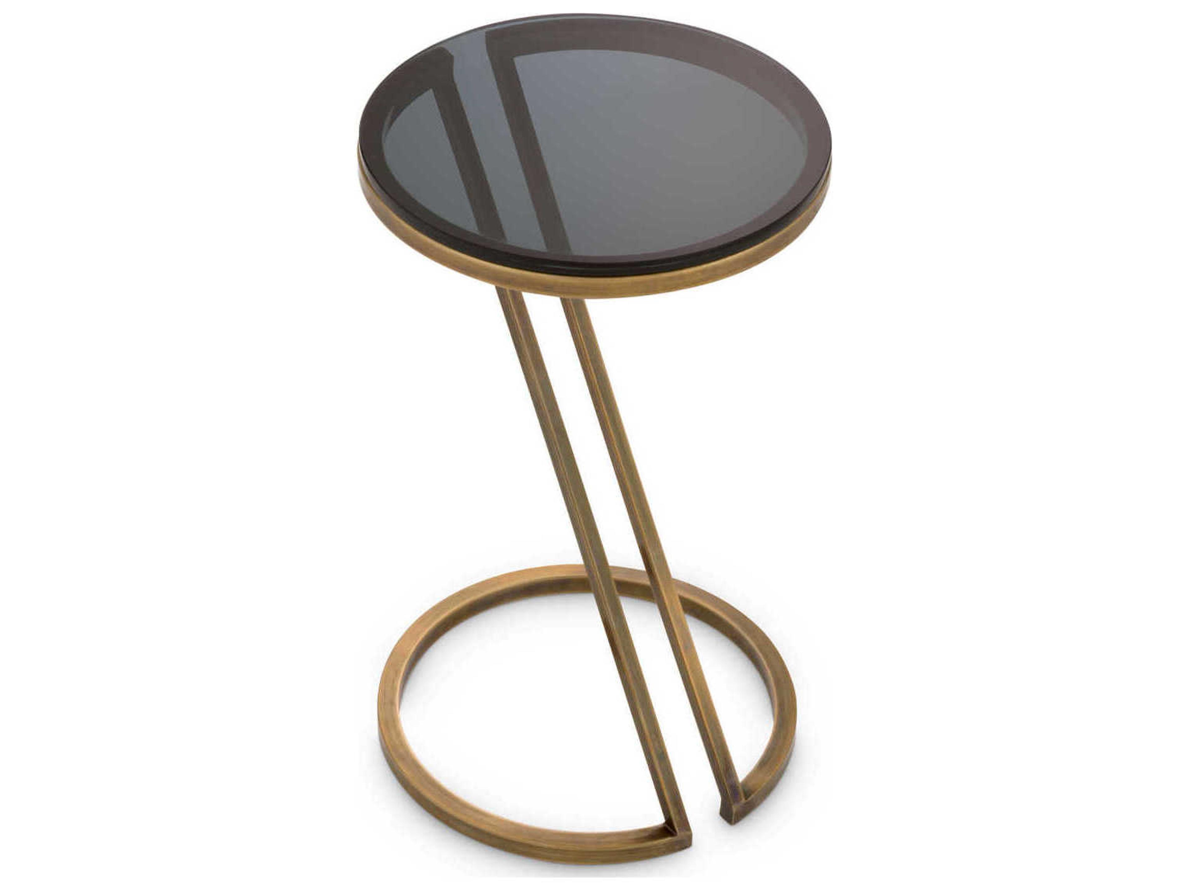 Eichholtz Falcone Vintage Brass Side Table