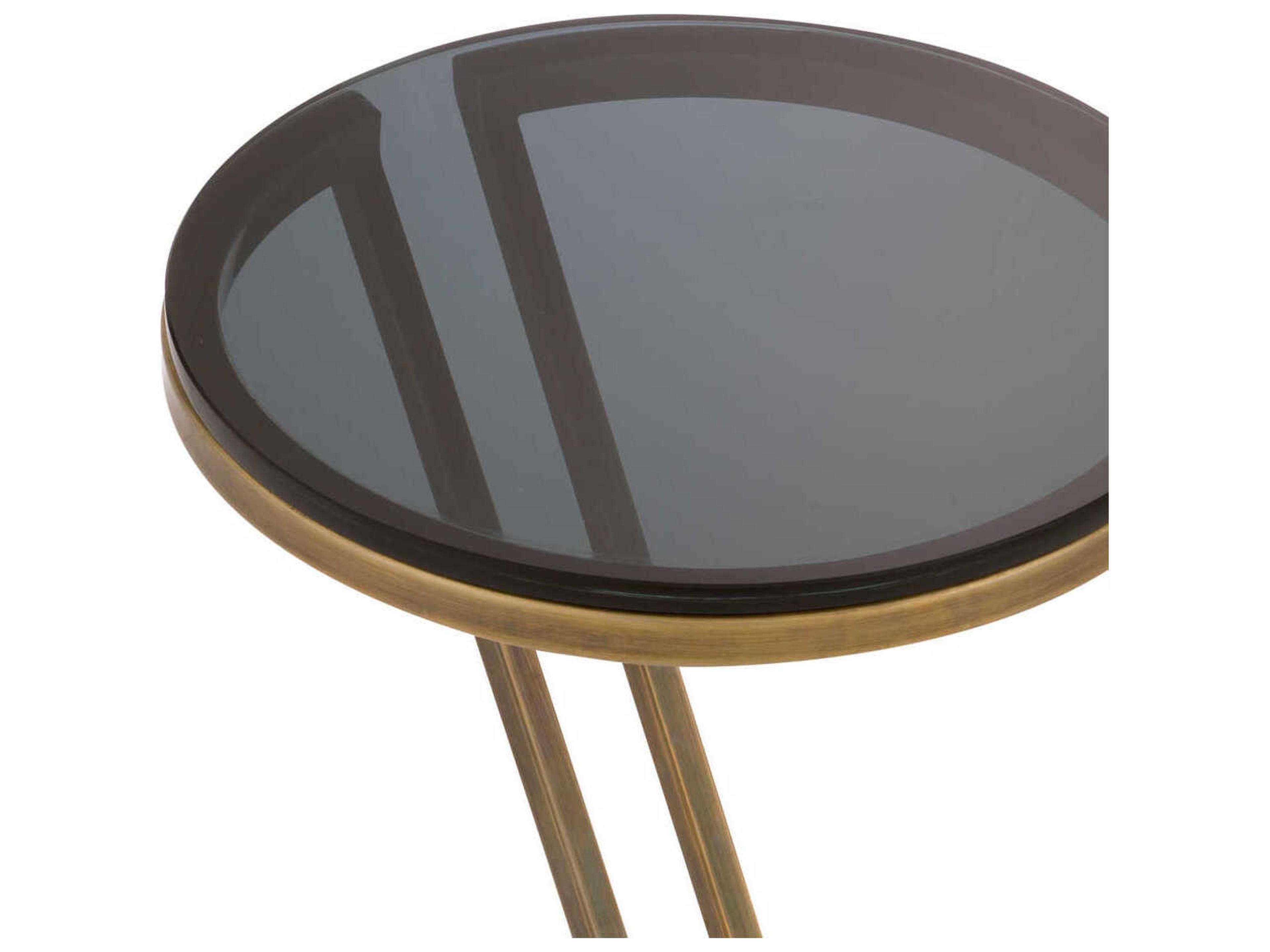 Eichholtz Falcone Vintage Brass Side Table