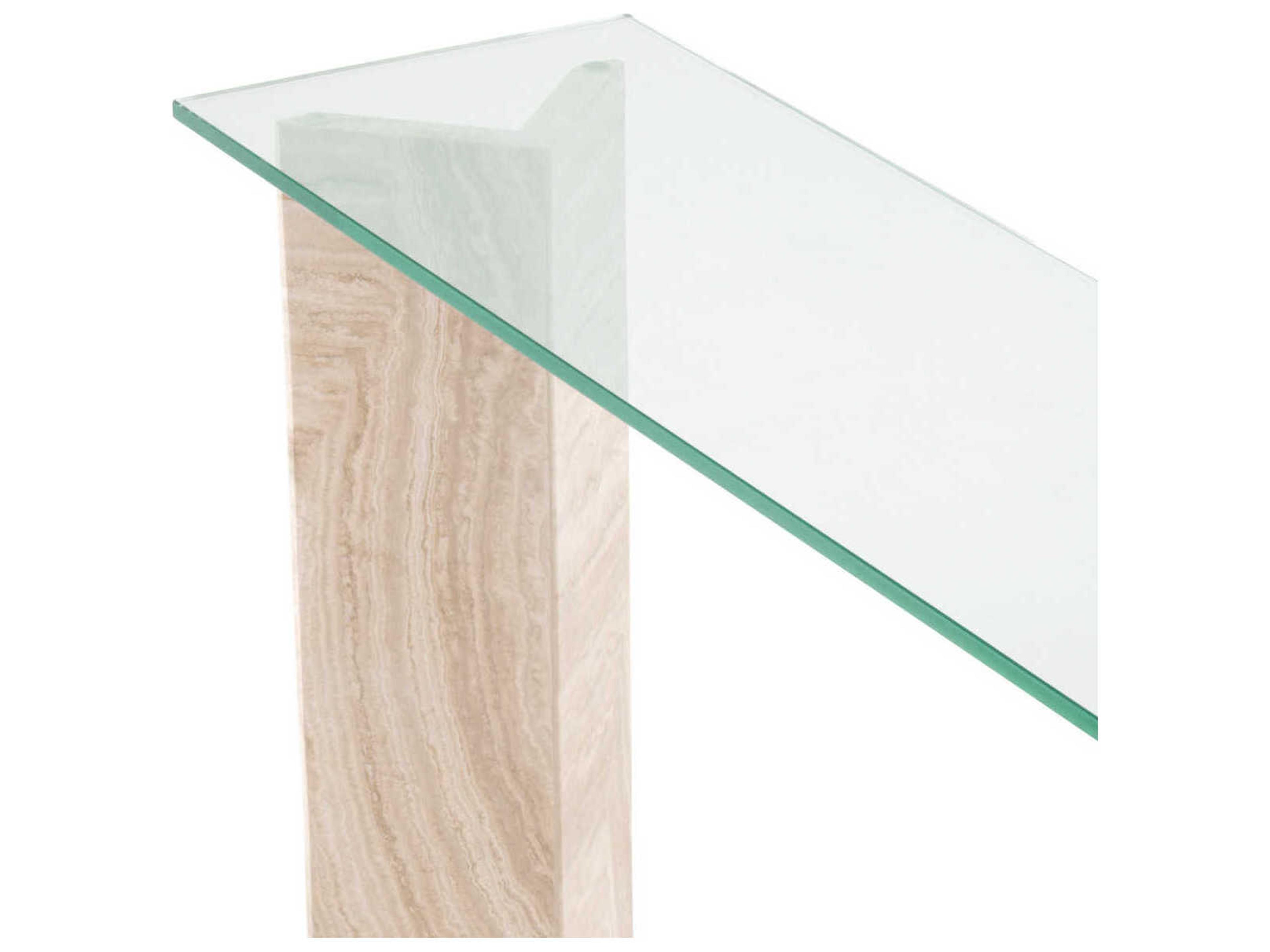 Eichholtz Fortuna Travertine Console Table