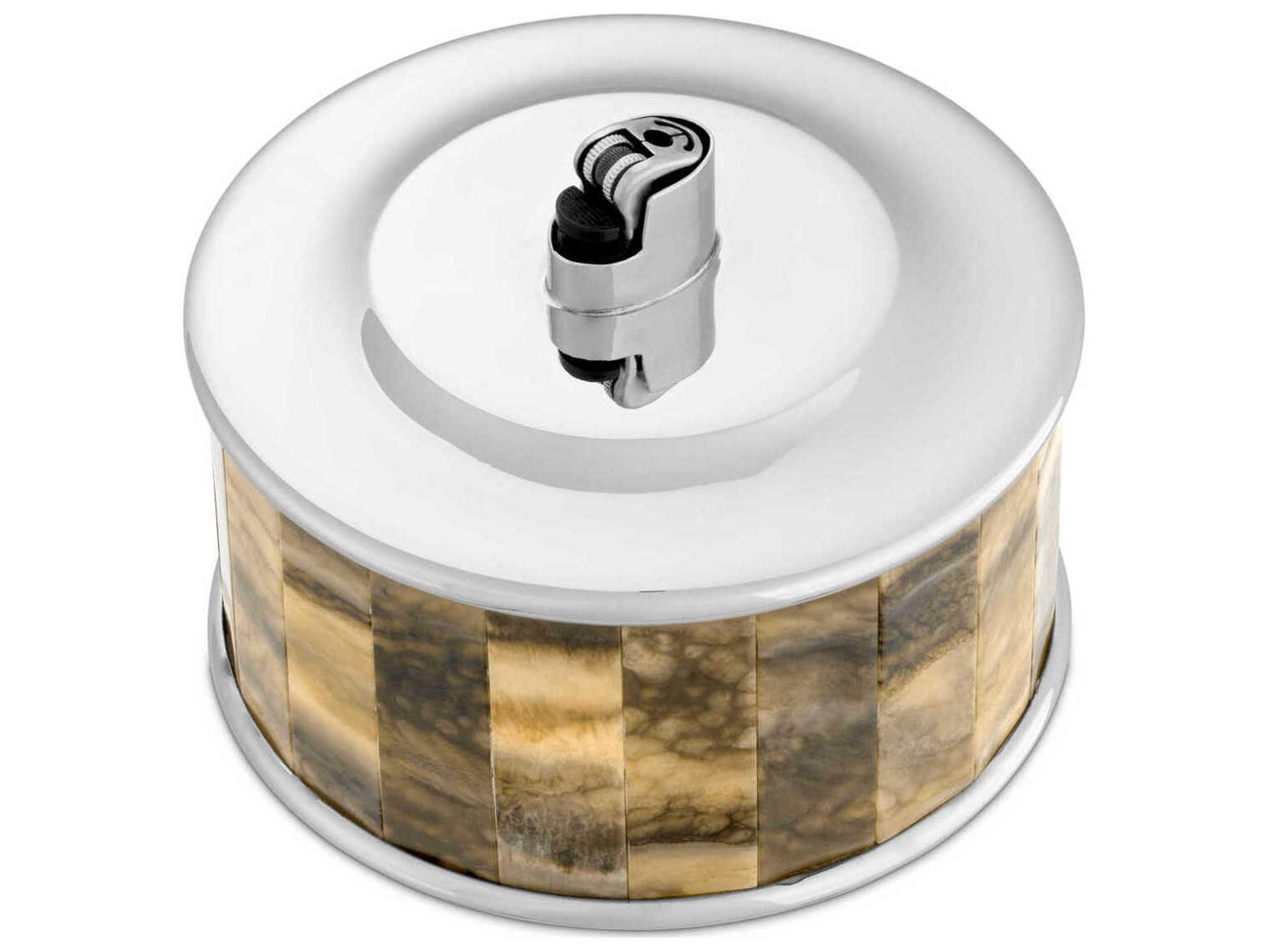 Eichholtz Bonham Holder Nickel Lighter