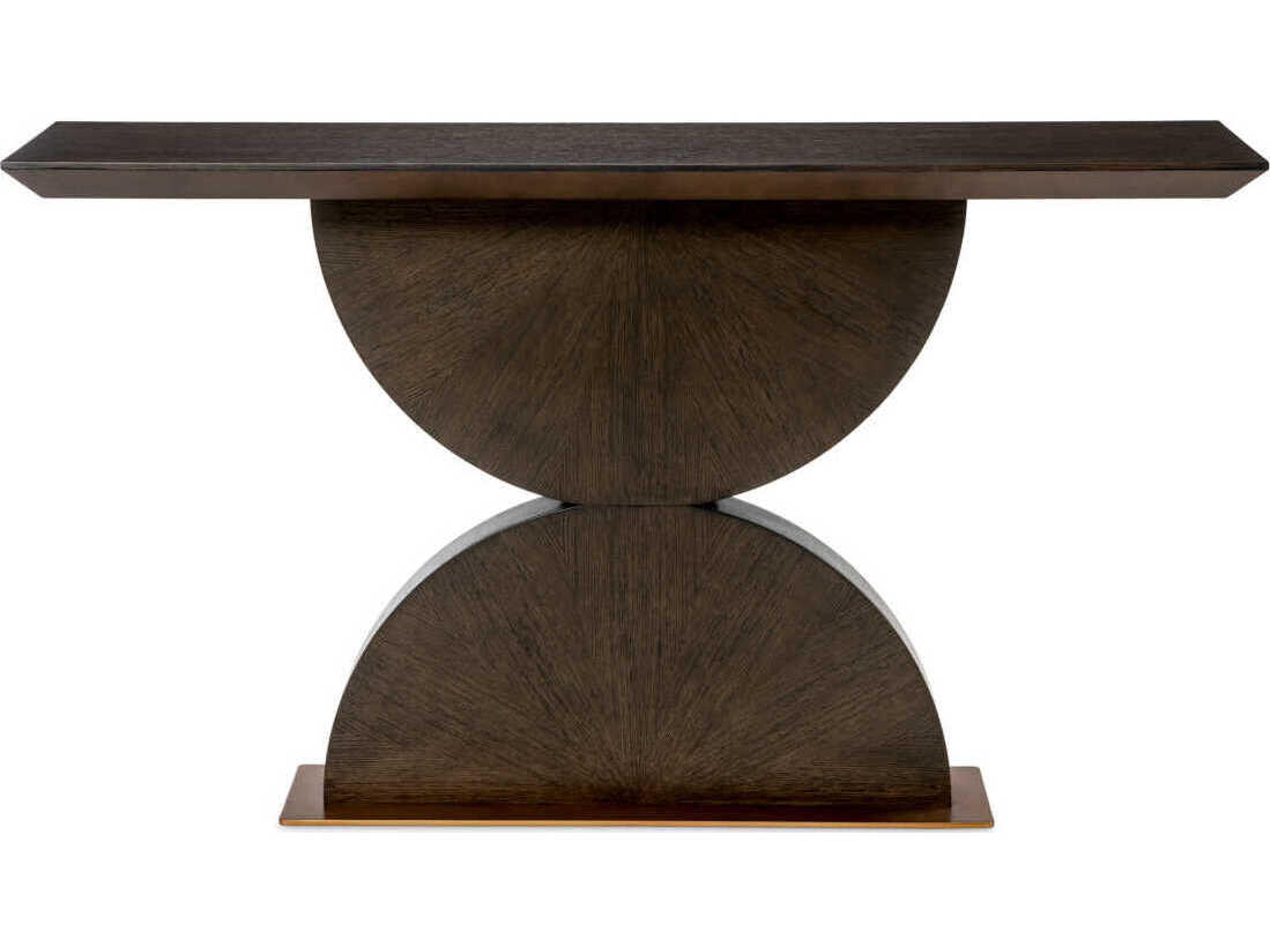 Eichholtz Spring Mocha Oak Veneer Console Table