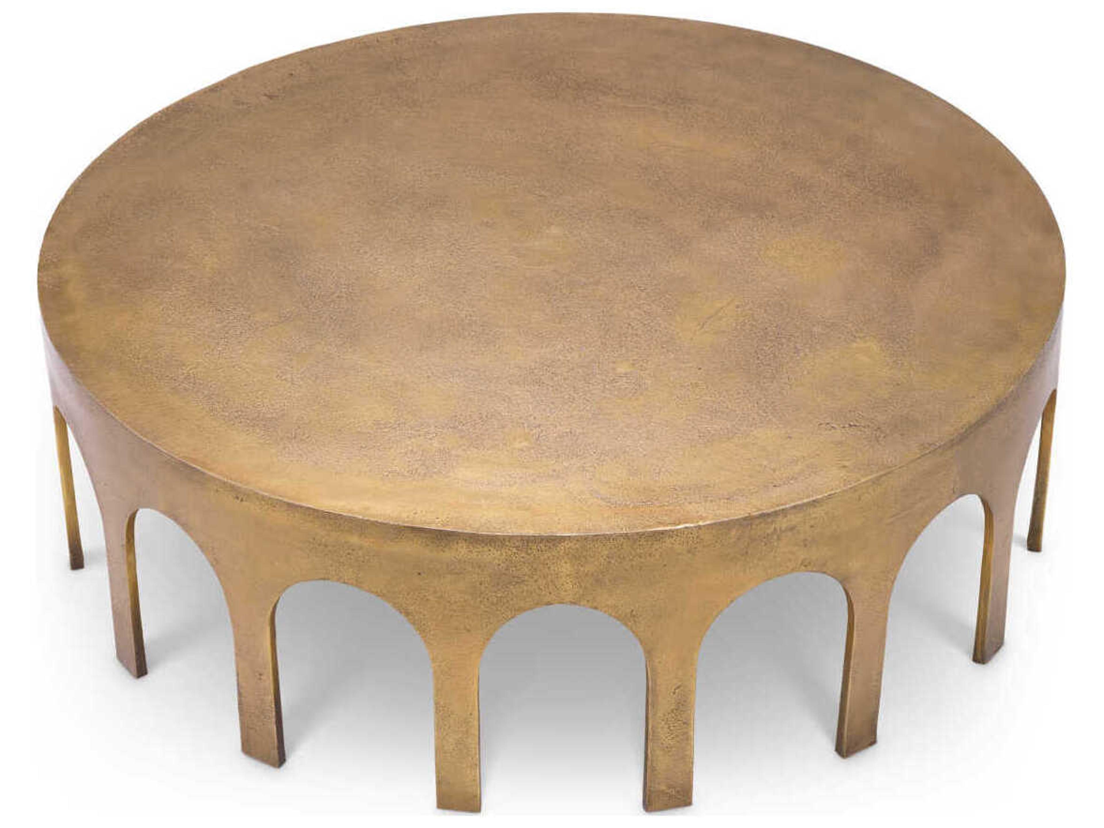 Eichholtz Gardini Vintage Brass Coffee Table