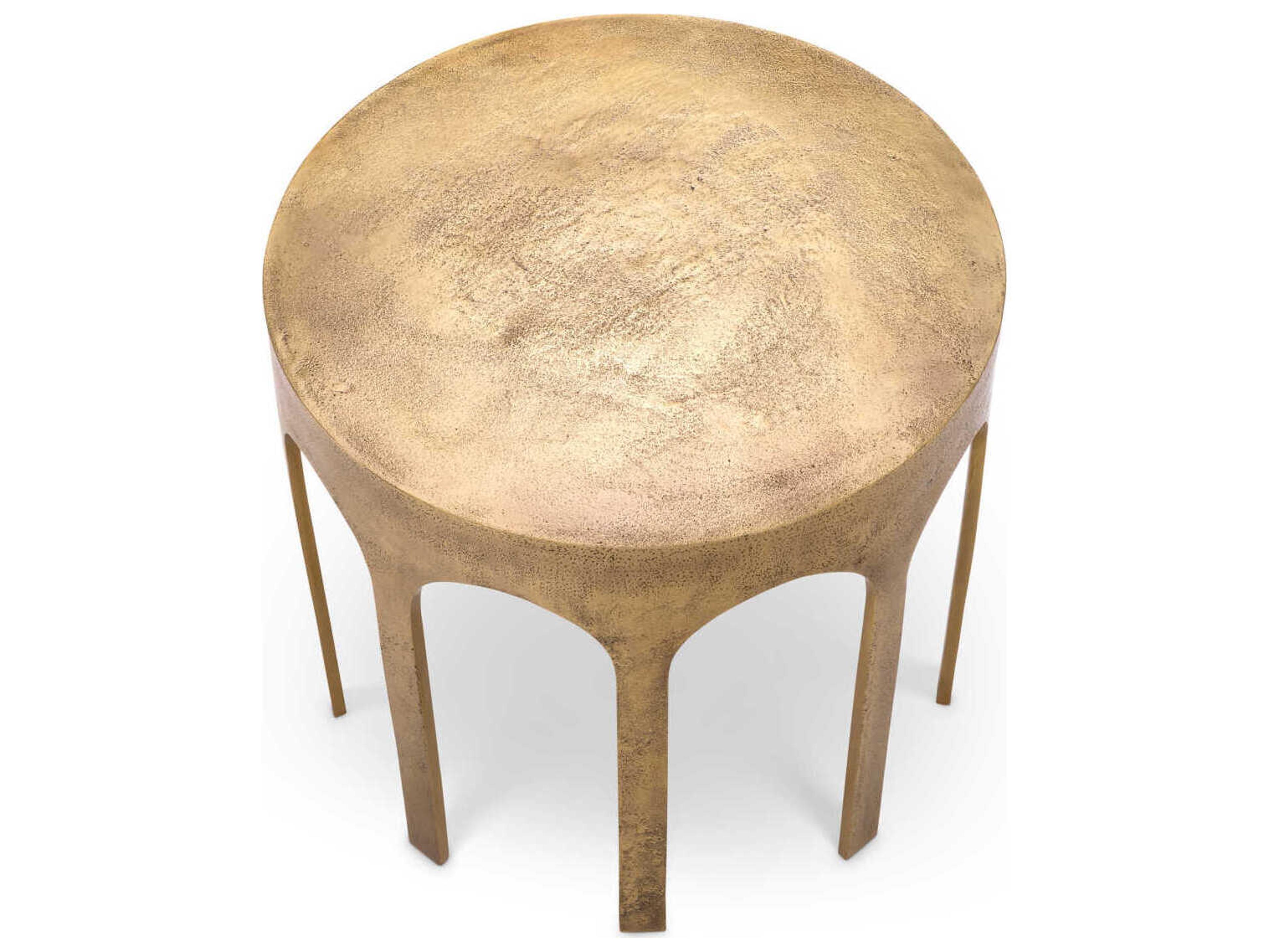 Eichholtz Gardini Vintage Brass Side Table