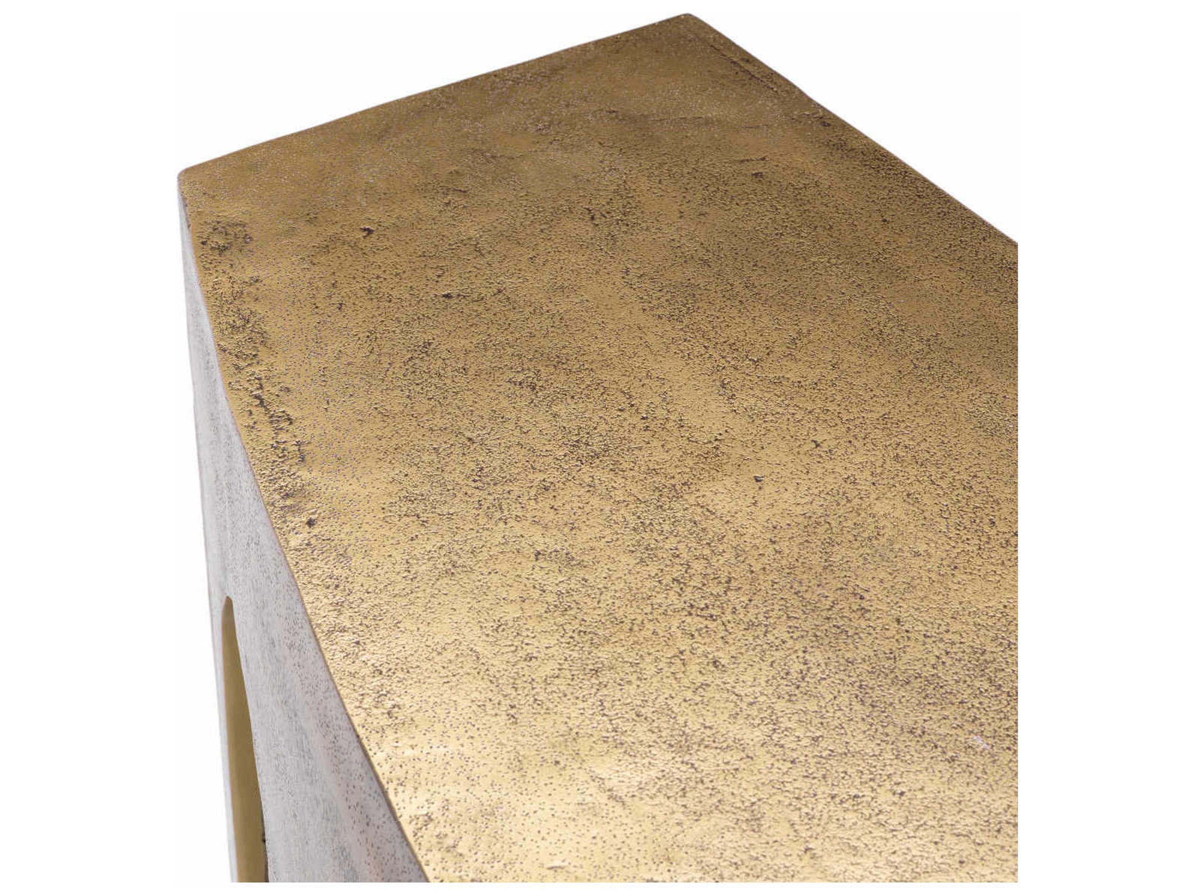 Eichholtz Gardini Vintage Brass Console Table