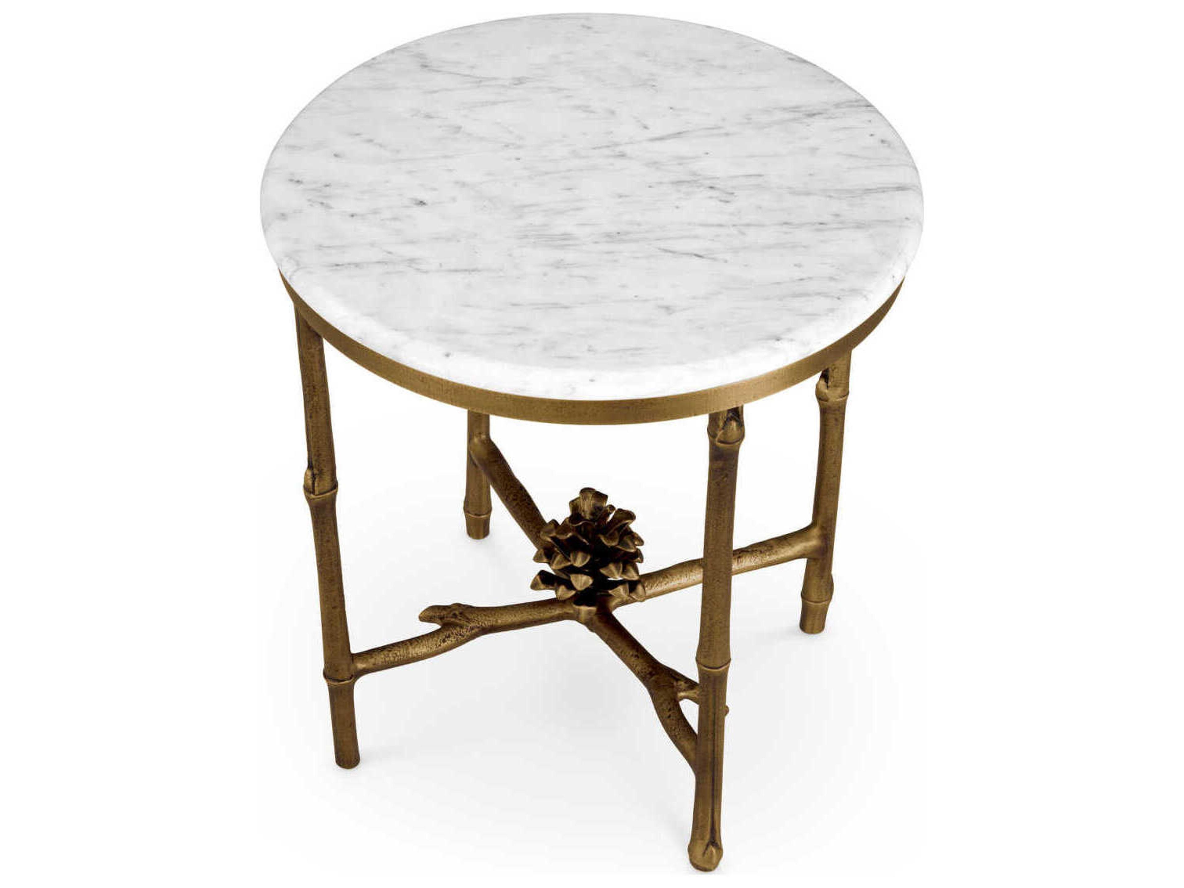 Eichholtz Pigna Vintage Brass Side Table