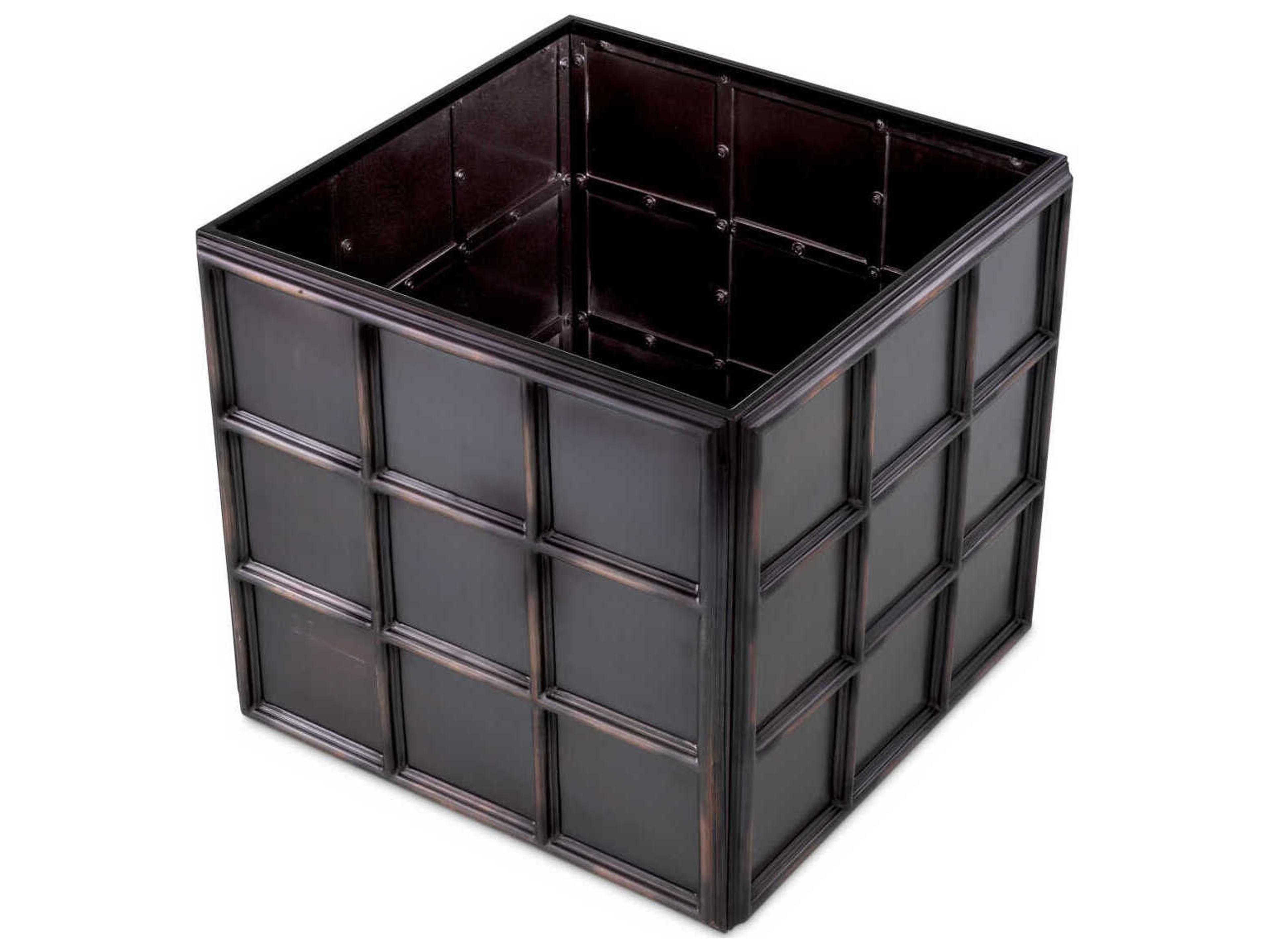 Eichholtz Grid Antique Bronze Planter