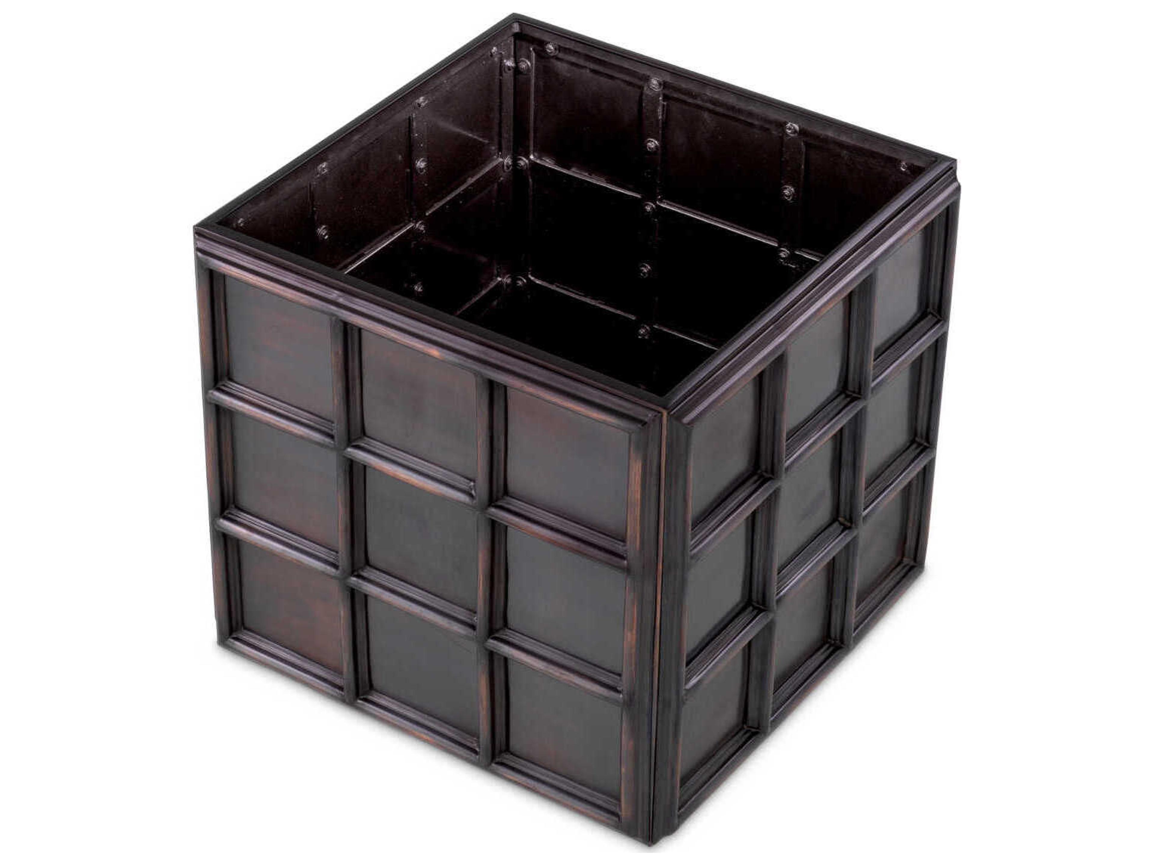 Eichholtz Grid Antique Bronze Planter