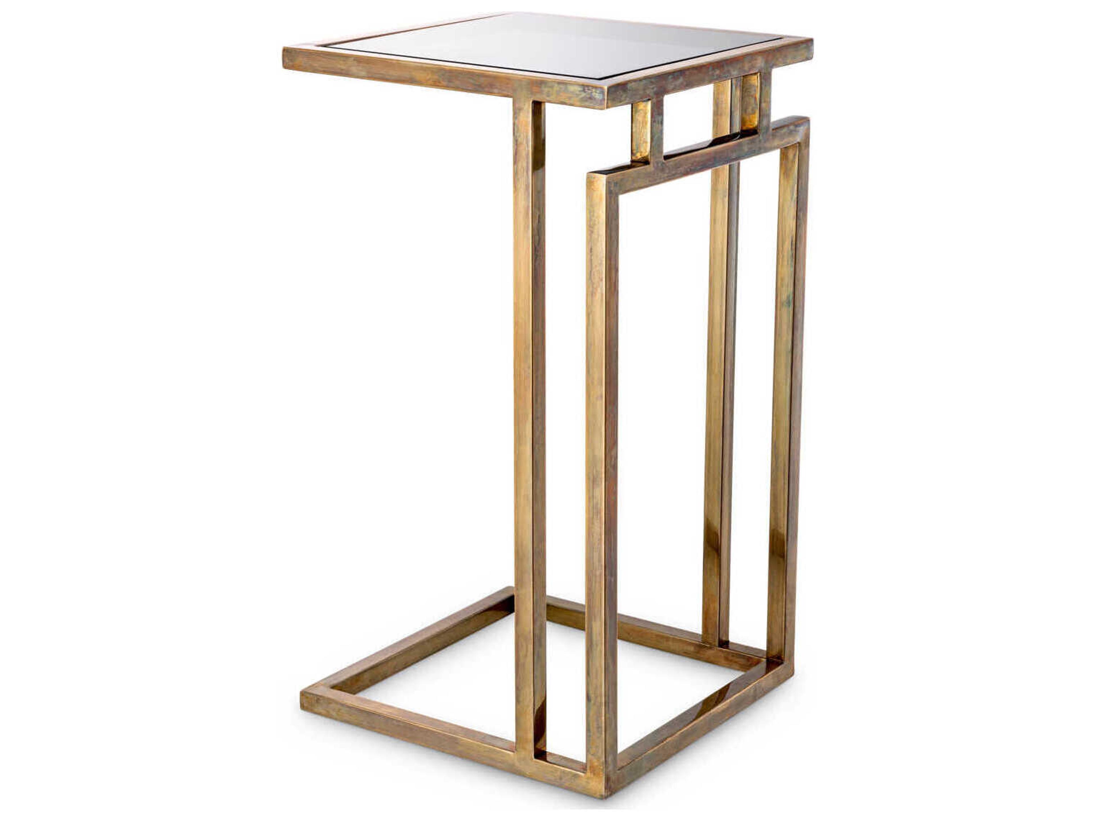 Eichholtz Marcus Vintage Brass Side Table