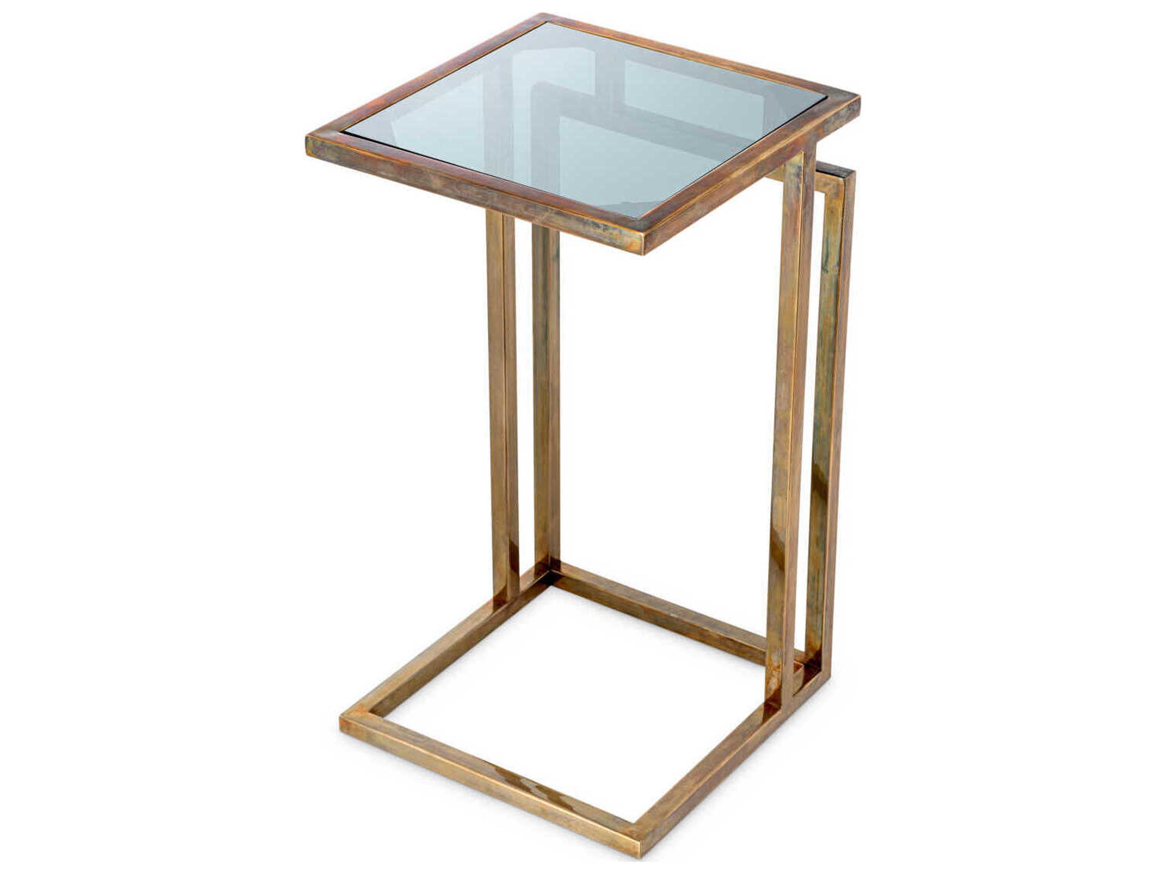Eichholtz Marcus Vintage Brass Side Table