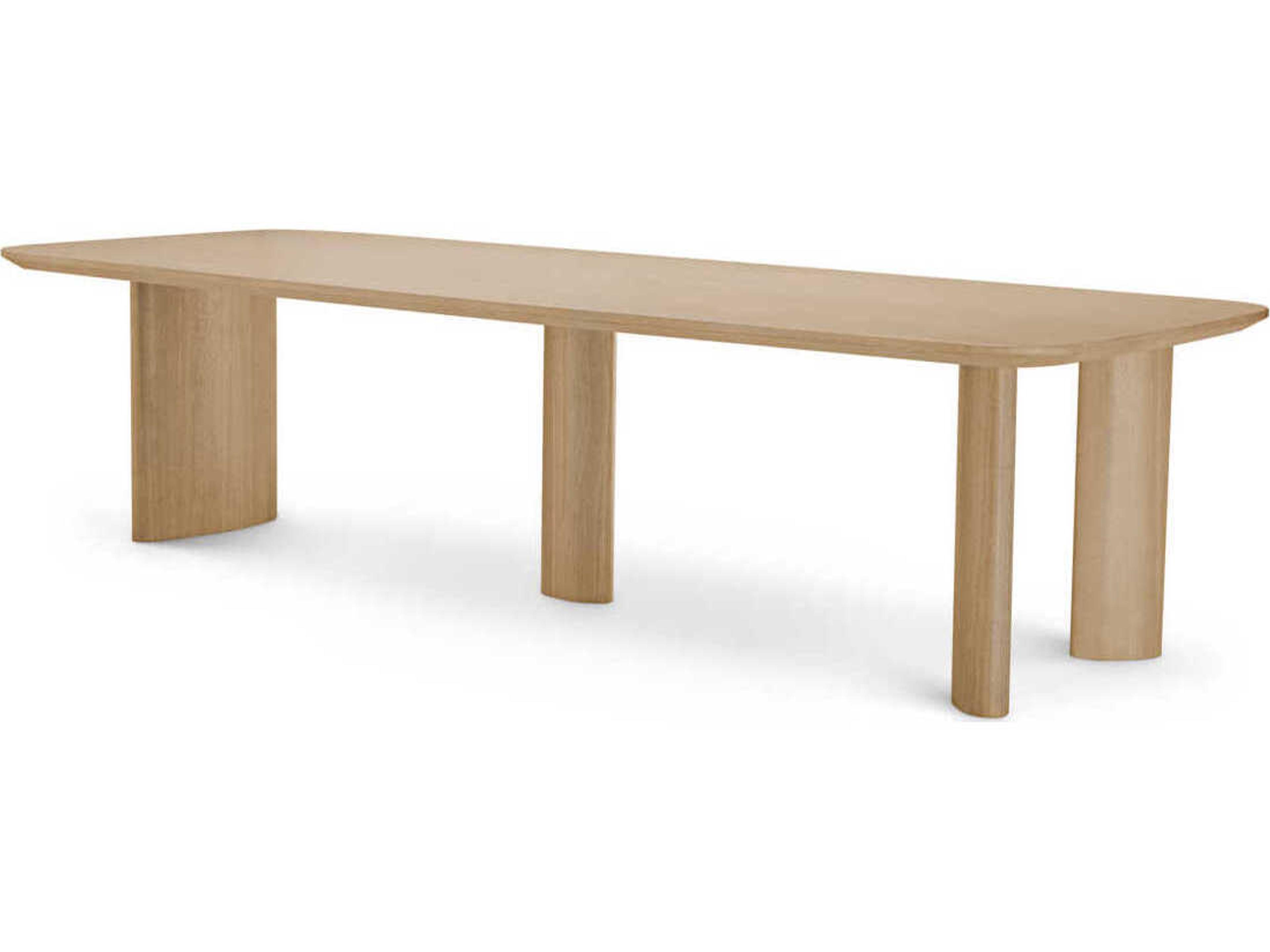 Eichholtz Harmonie L Natural Oak Veneer Dining Table