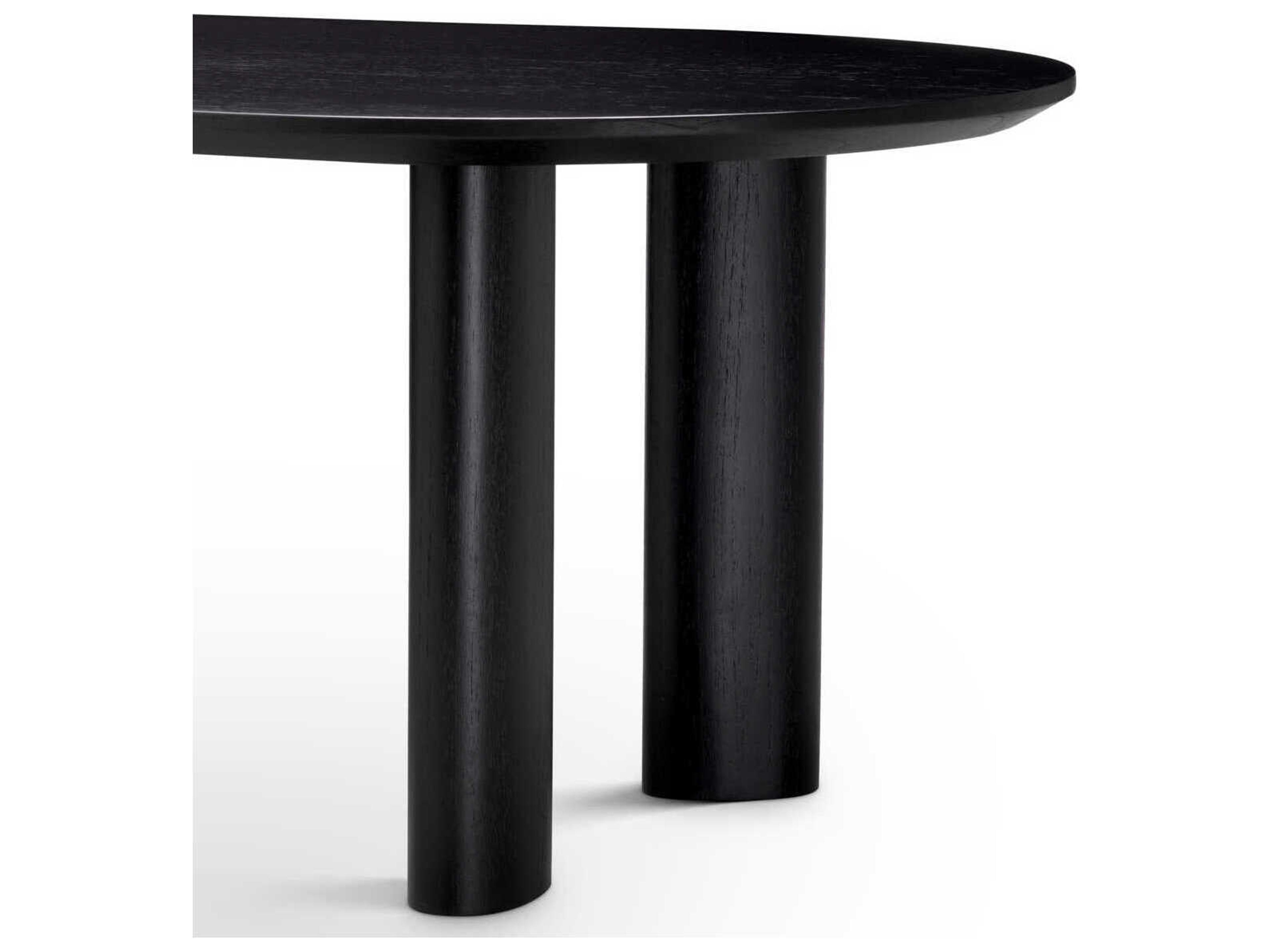 Eichholtz Mogador S Black Veneer Dining Table