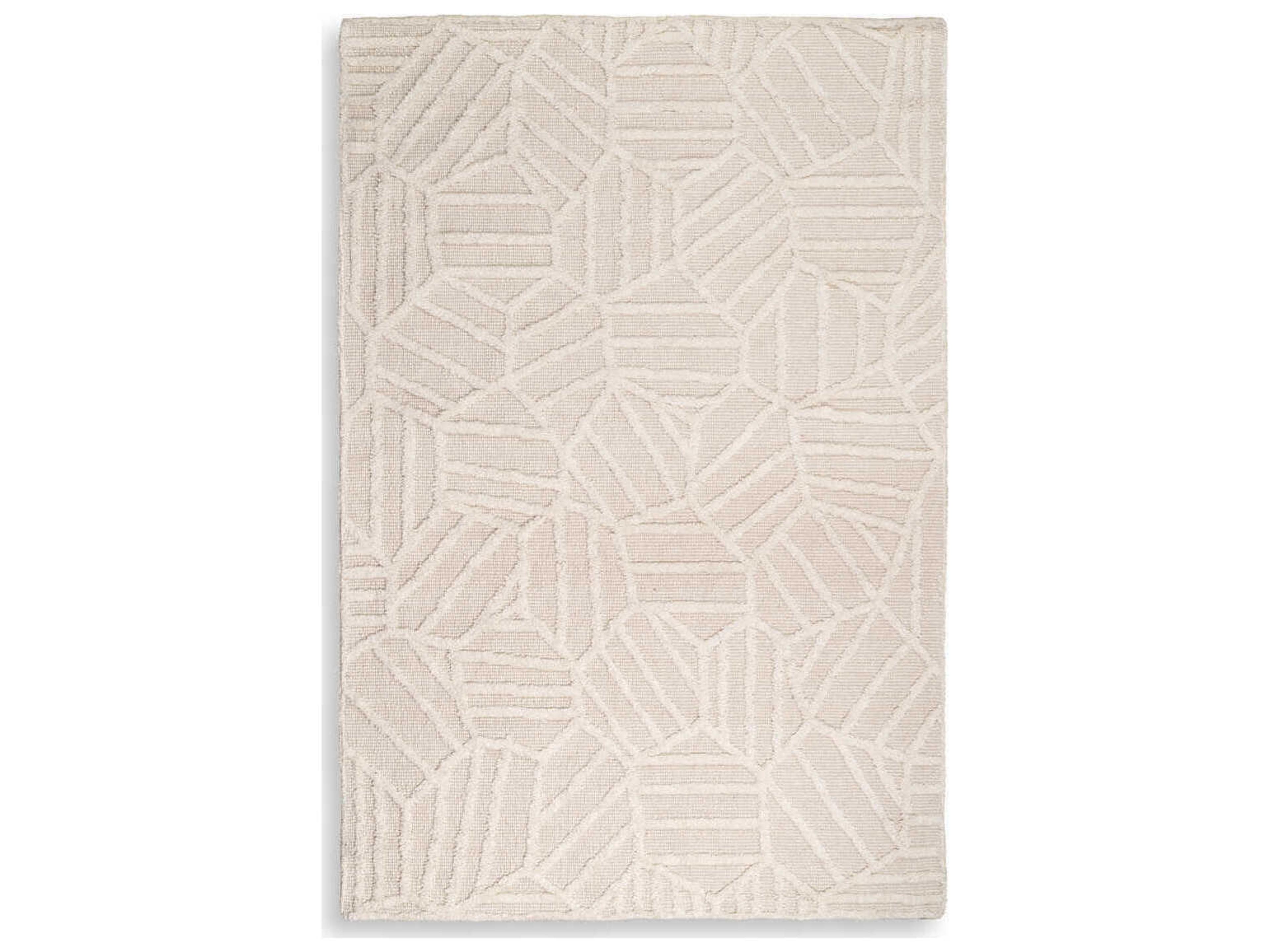 Rug San Juan Ivory Hand-Woven Wool
