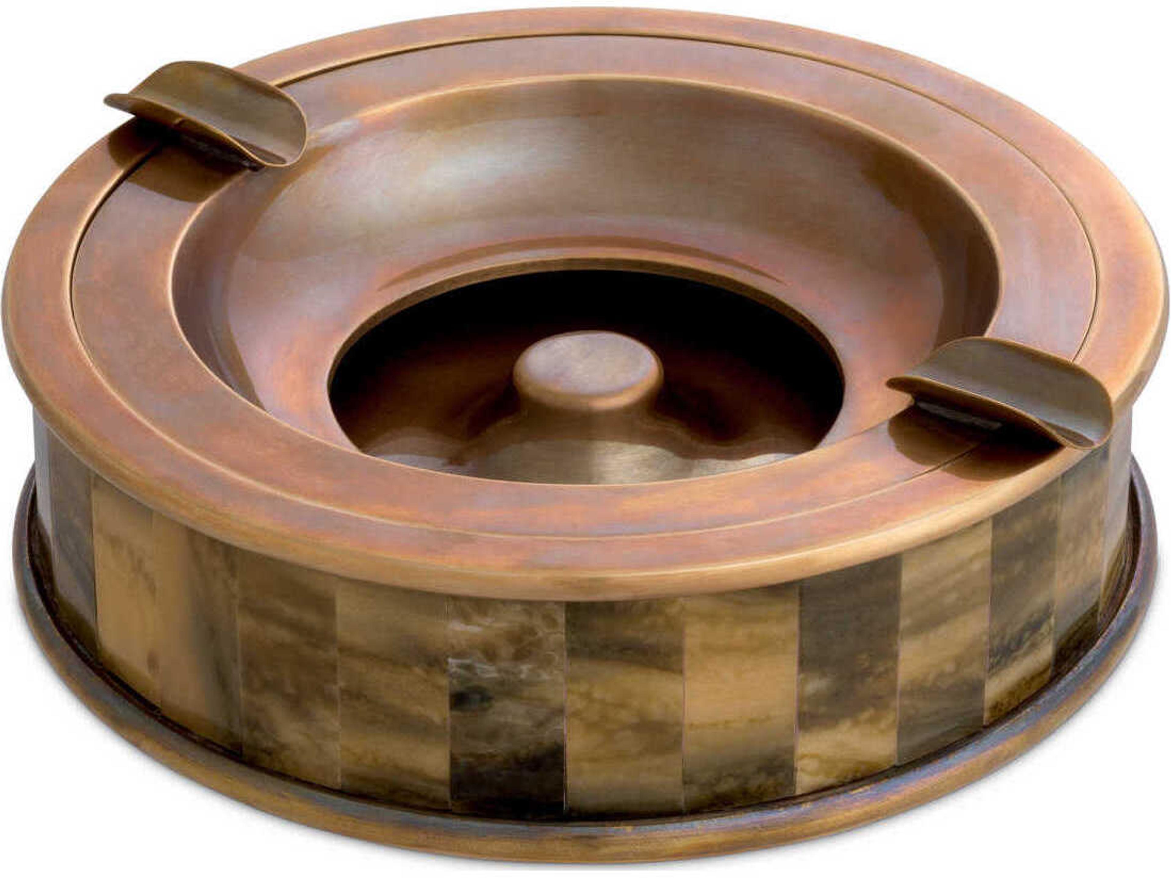 Eichholtz Bonham Vintage Brass Ashtray