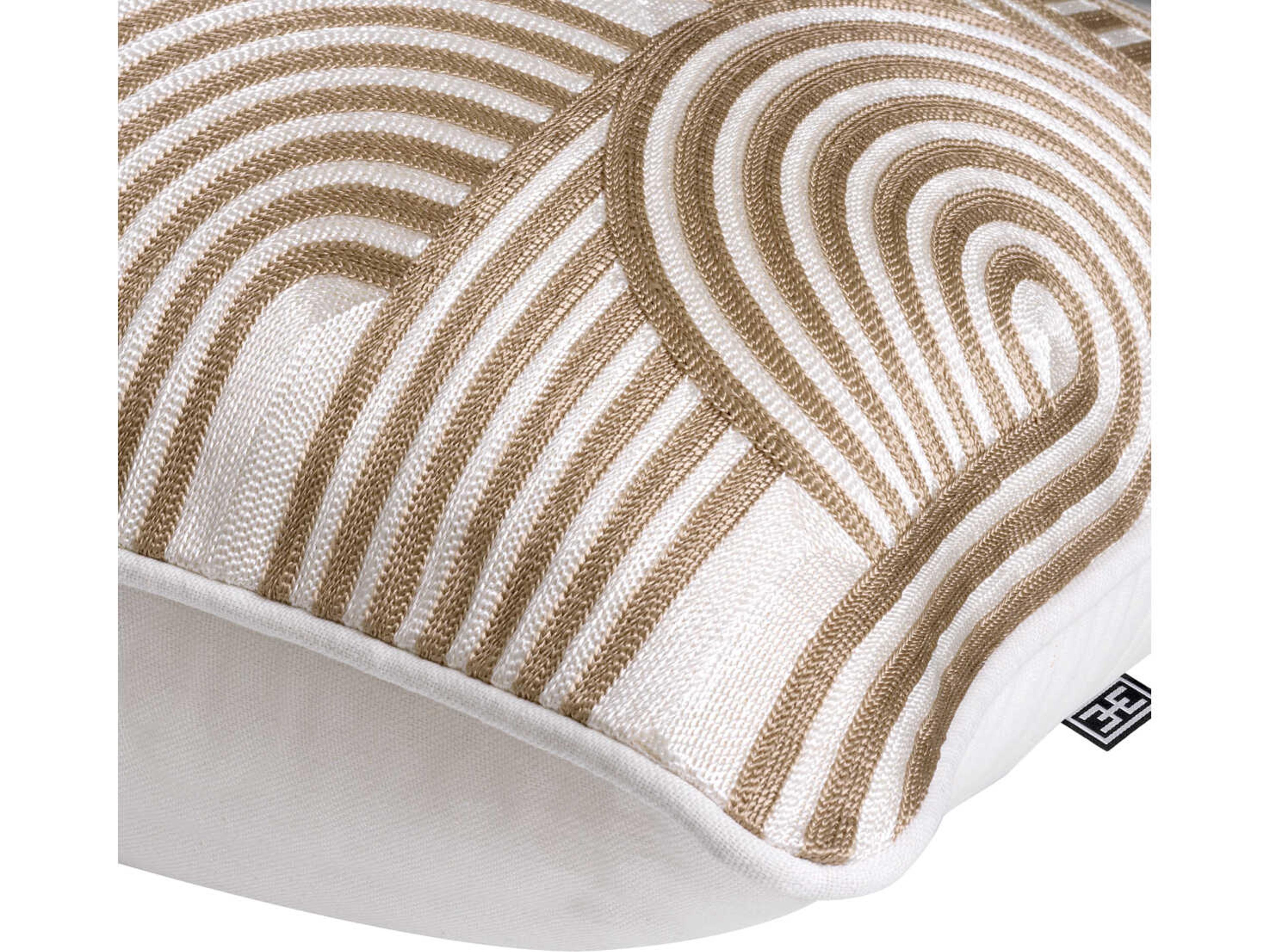Eichholtz Abacas Beige White Cushion