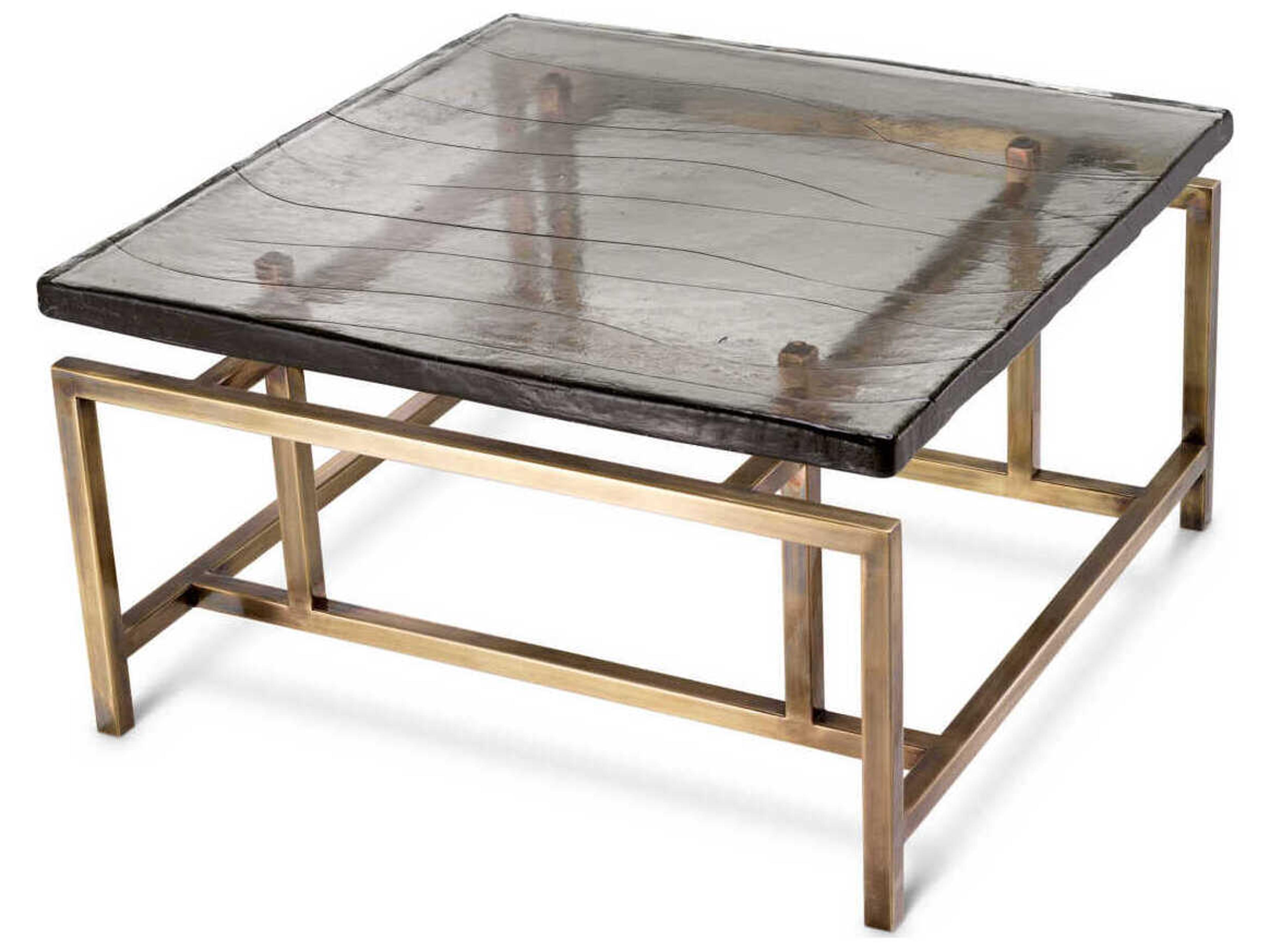 Eichholtz Schlumberg Vintage Brass Coffee Table