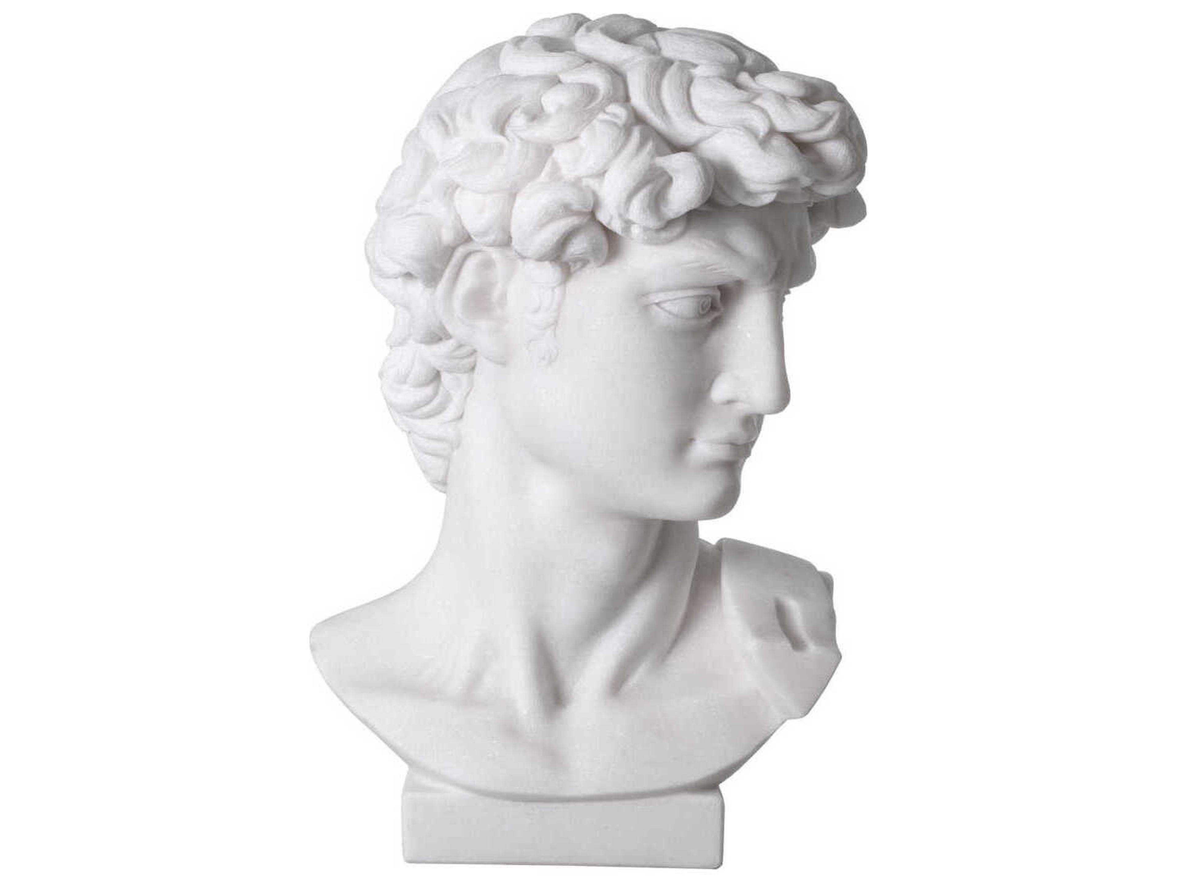 Eichholtz White Marble Head David