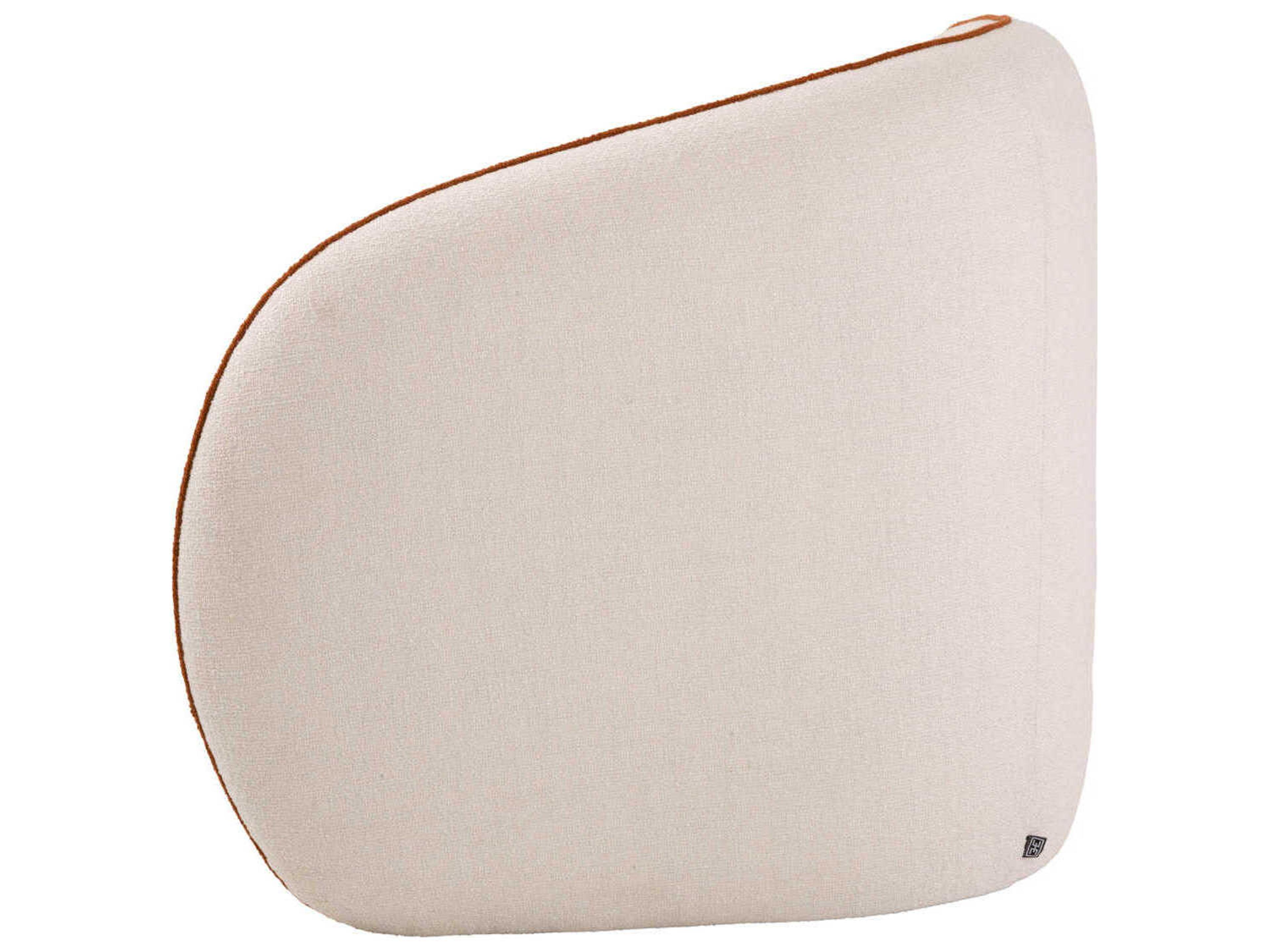 Eichholtz San Marino Right Sarra Off-White Tressa Orange Chair