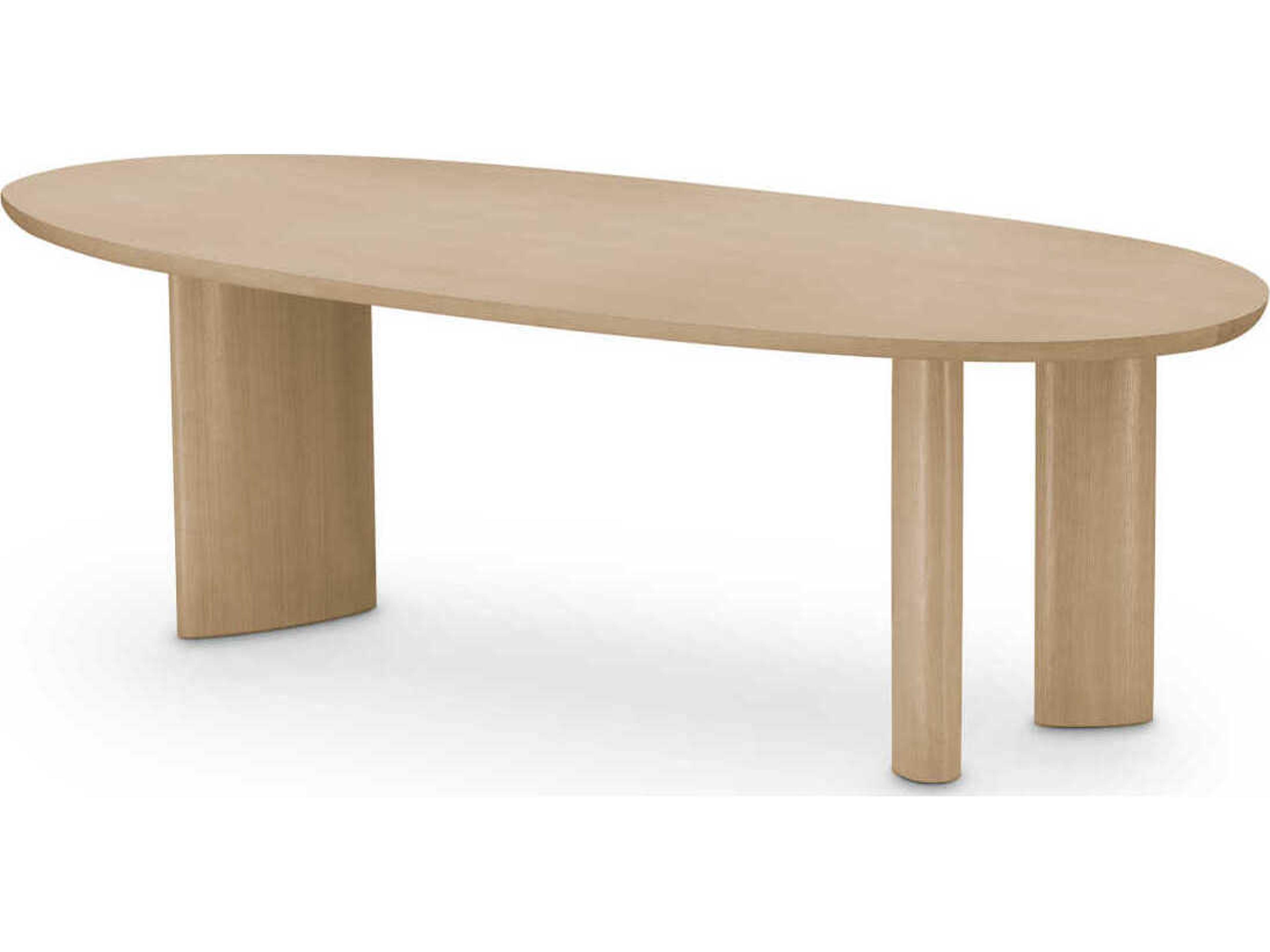 Lindner Natural Oak Veneer Dining Table